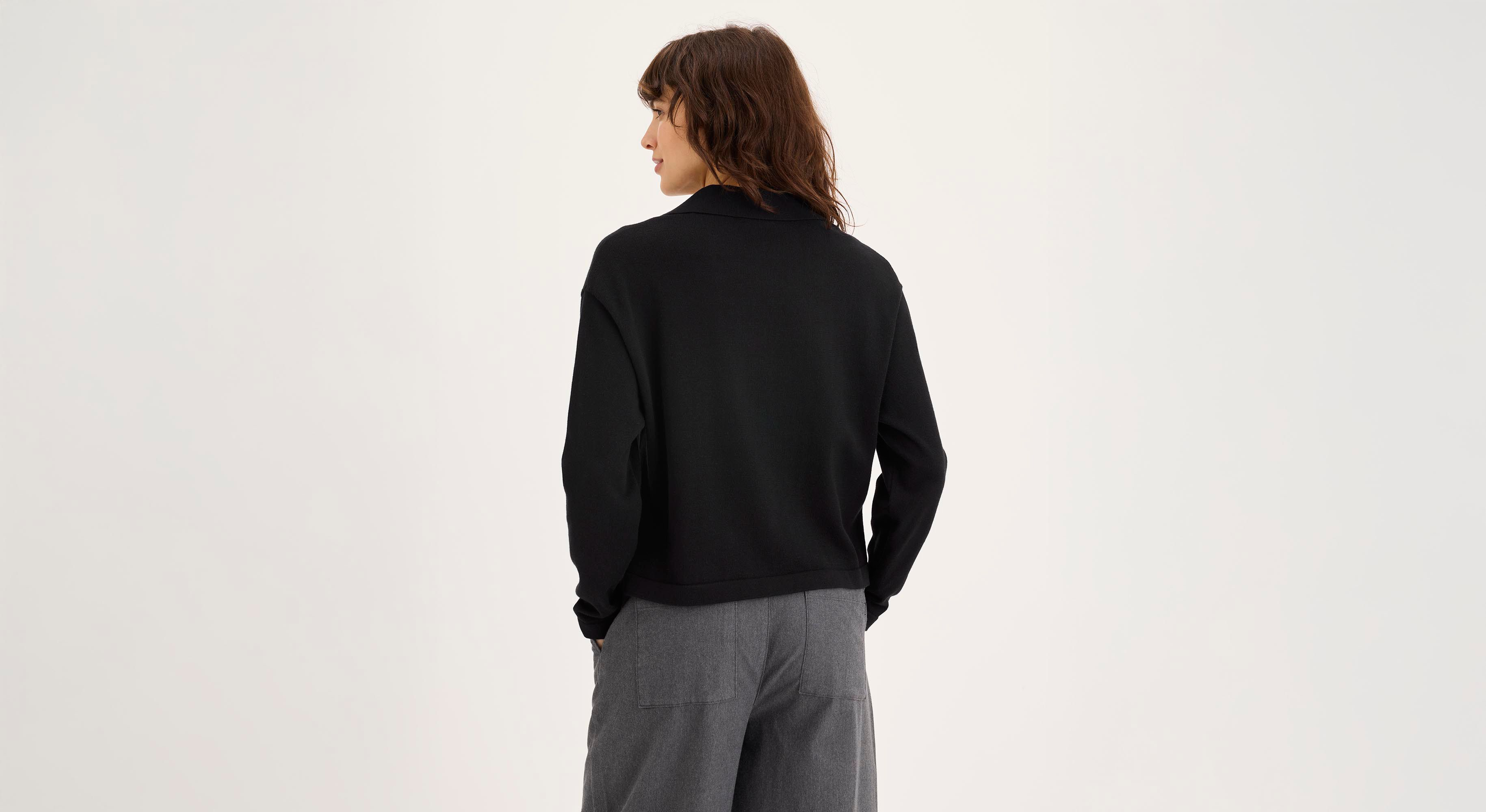 Polo pull, coupe décontractée