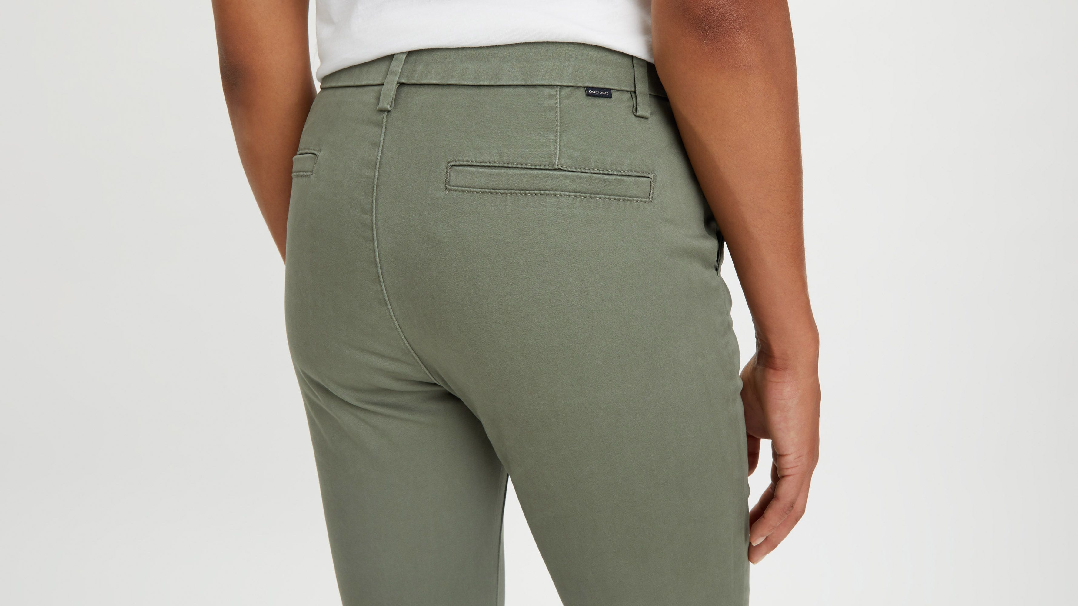 Pantalon chino skinny pour femme