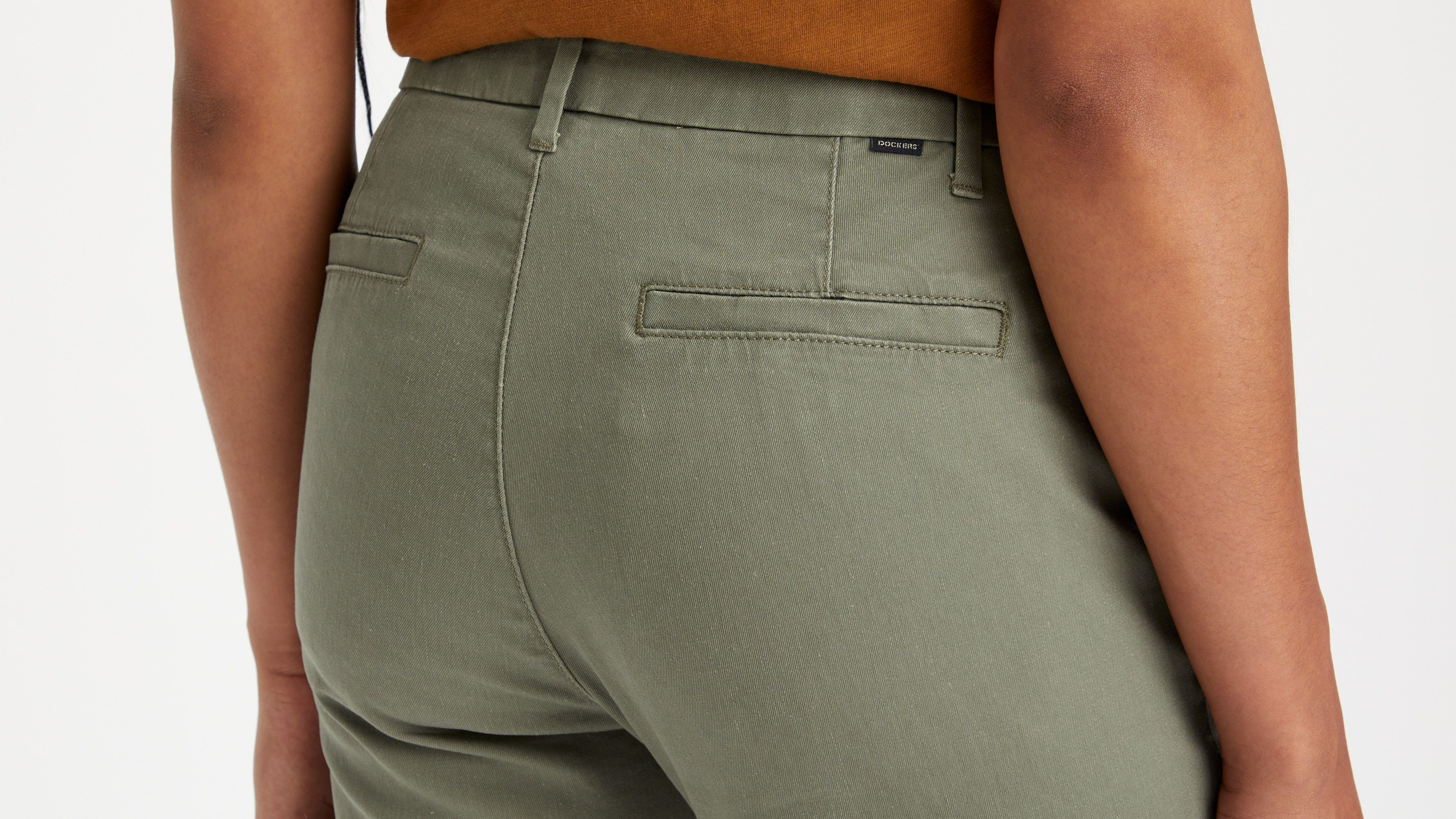 Pantalon chino slim pour femme