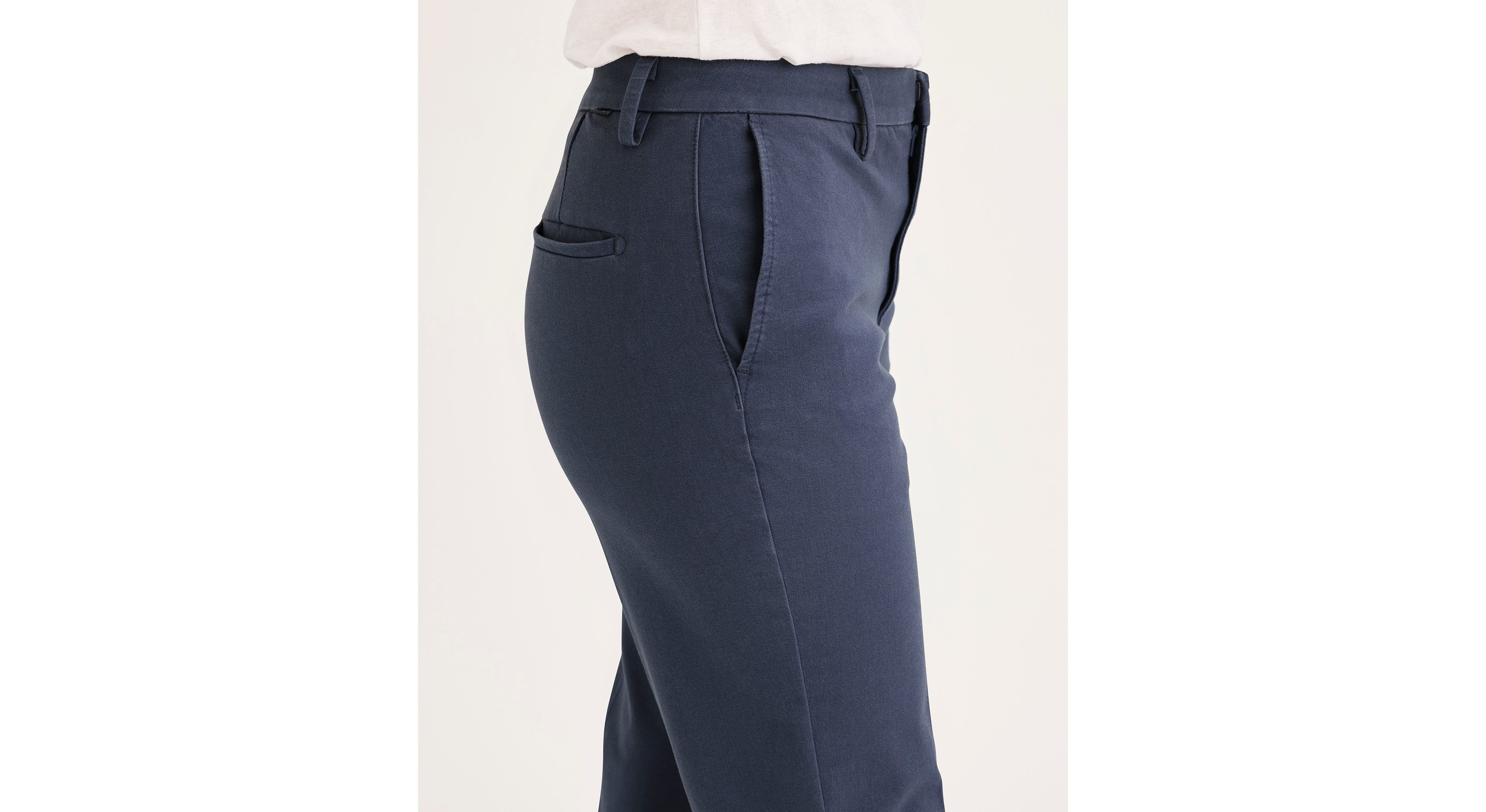 Pantalon slim Collins taille mi-haute pour femme avec coupe sculptante