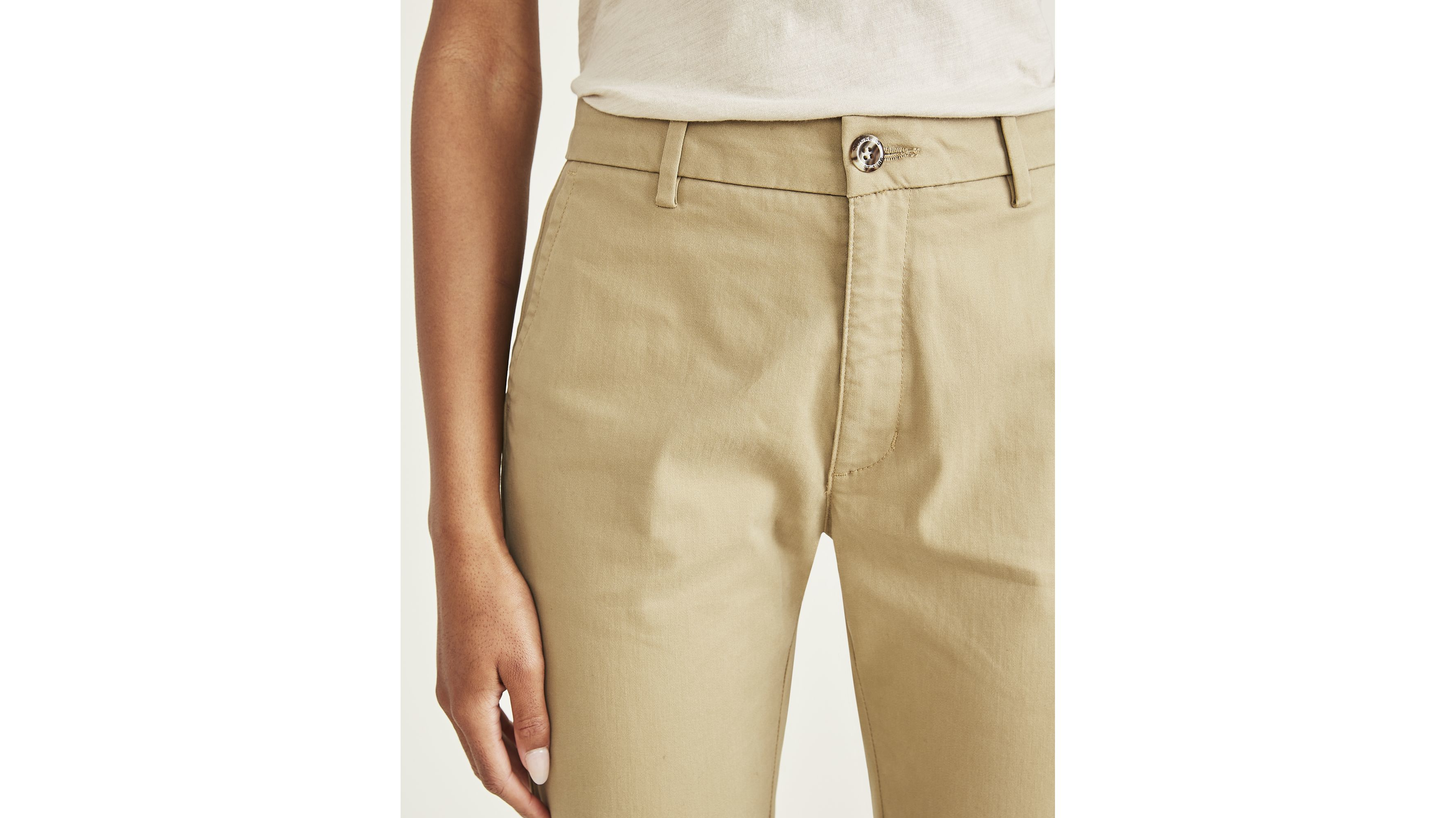 Pantalon chino skinny pour femme