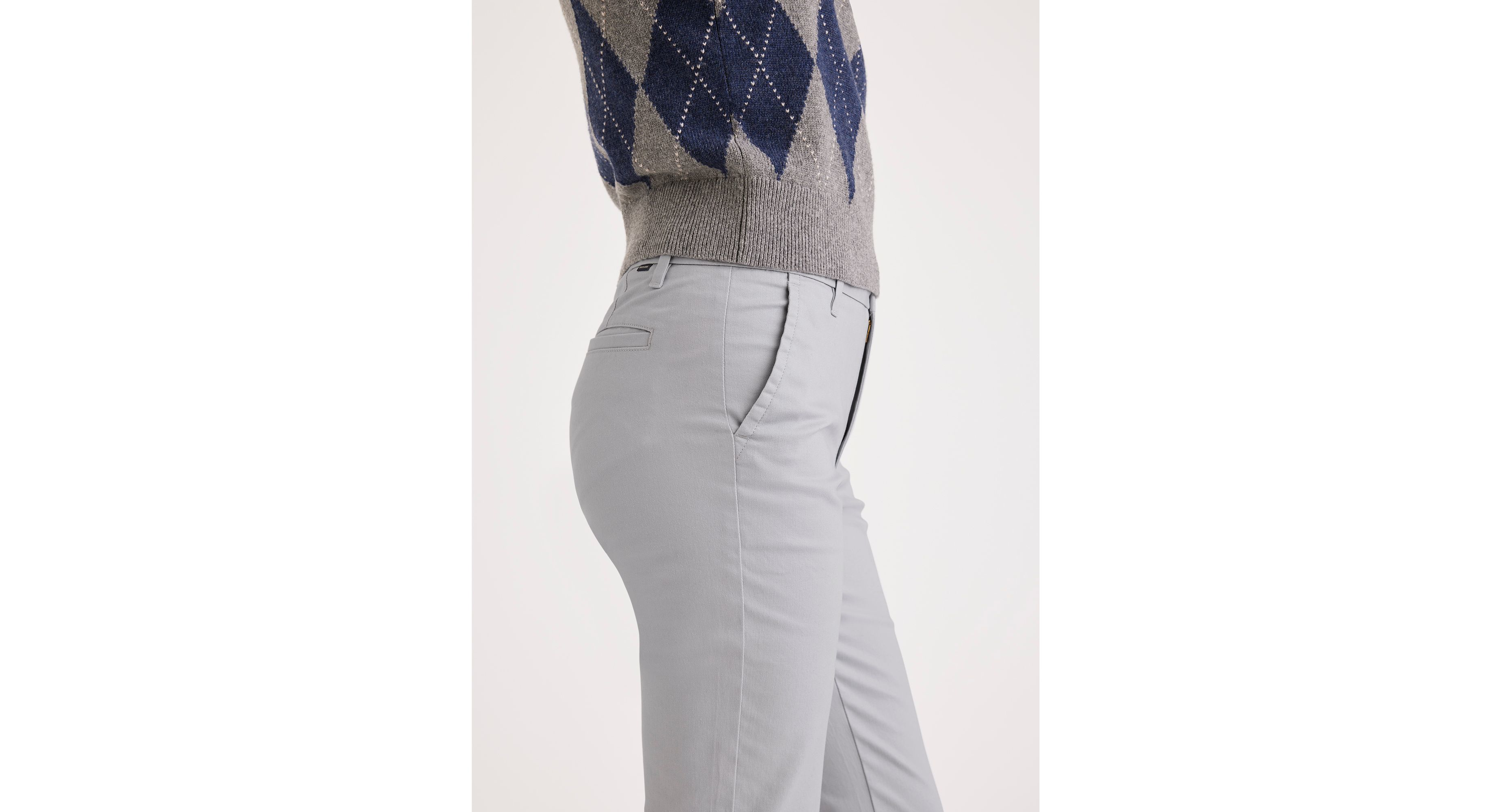 Pantalon chino slim pour femme