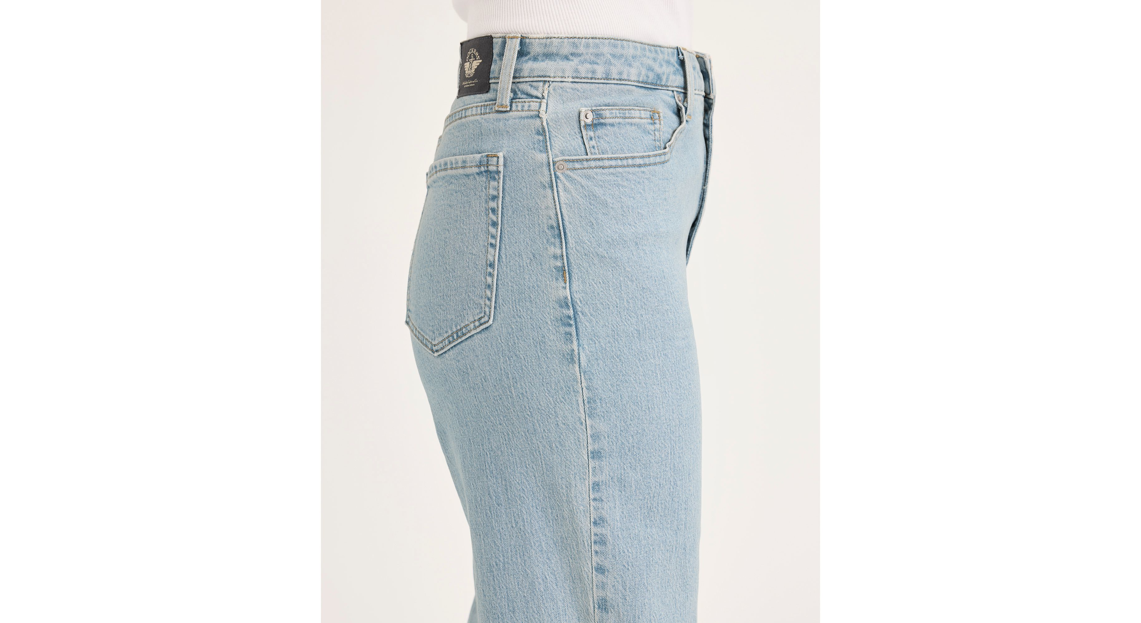 Pantalon Sutter taille haute et droite pour femme