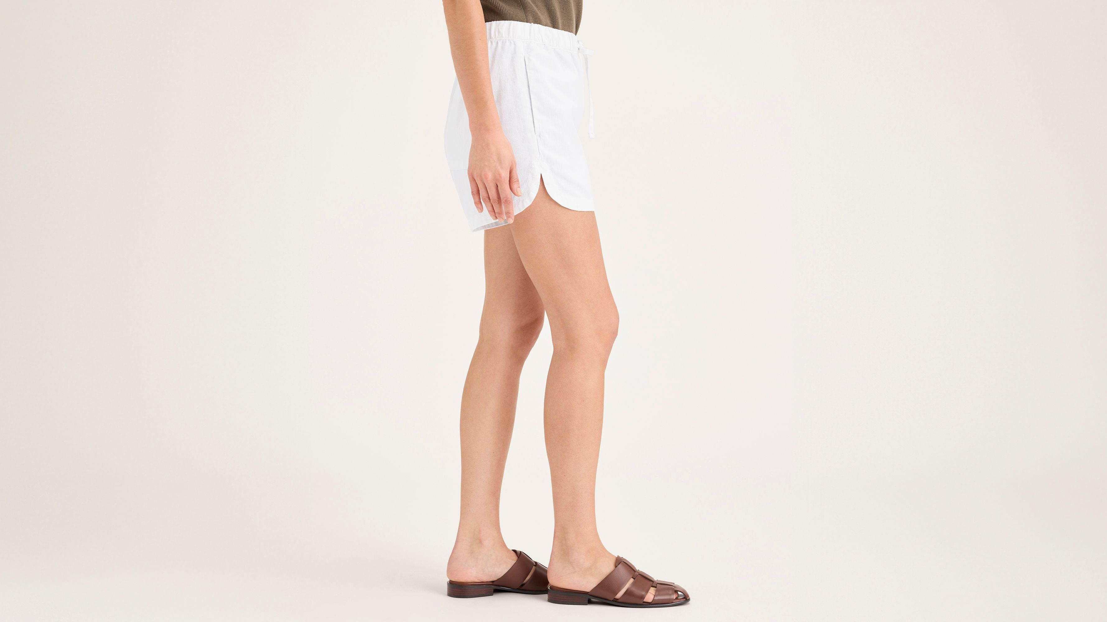 Short à cordon pour femme