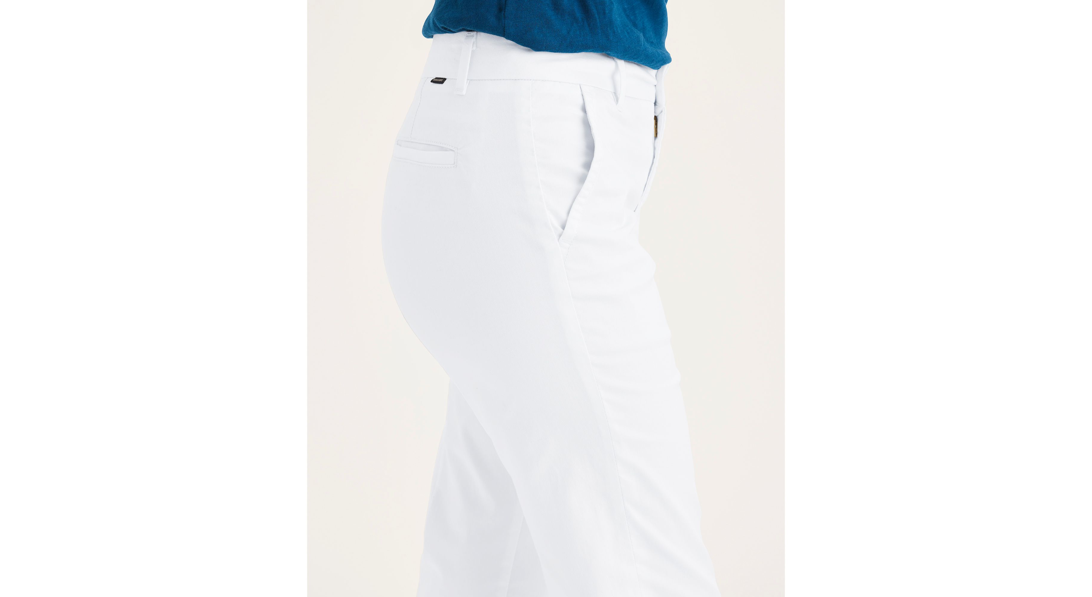 Pantalon chino slim pour femme