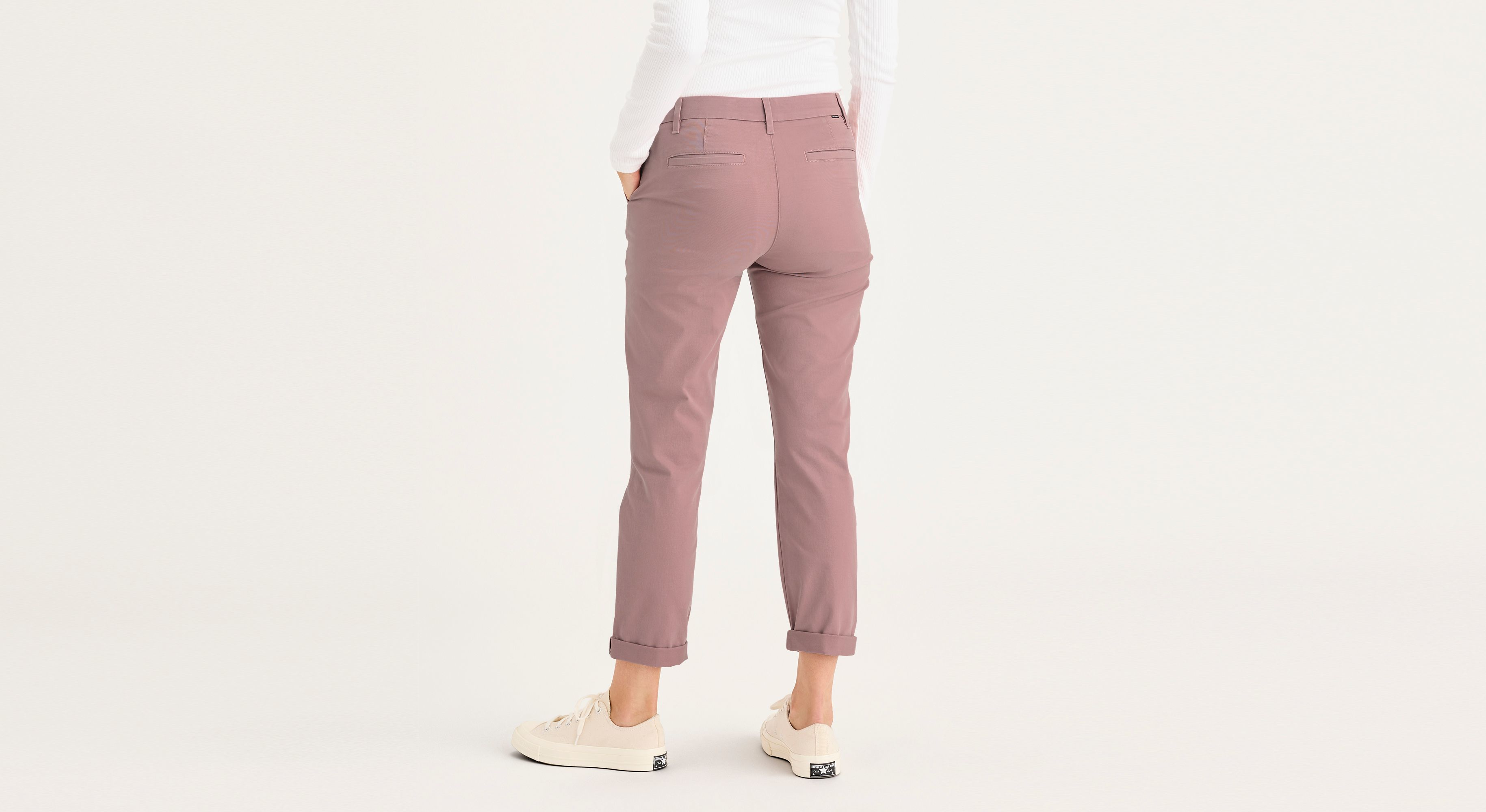 Pantalon chino week-end, coupe slim