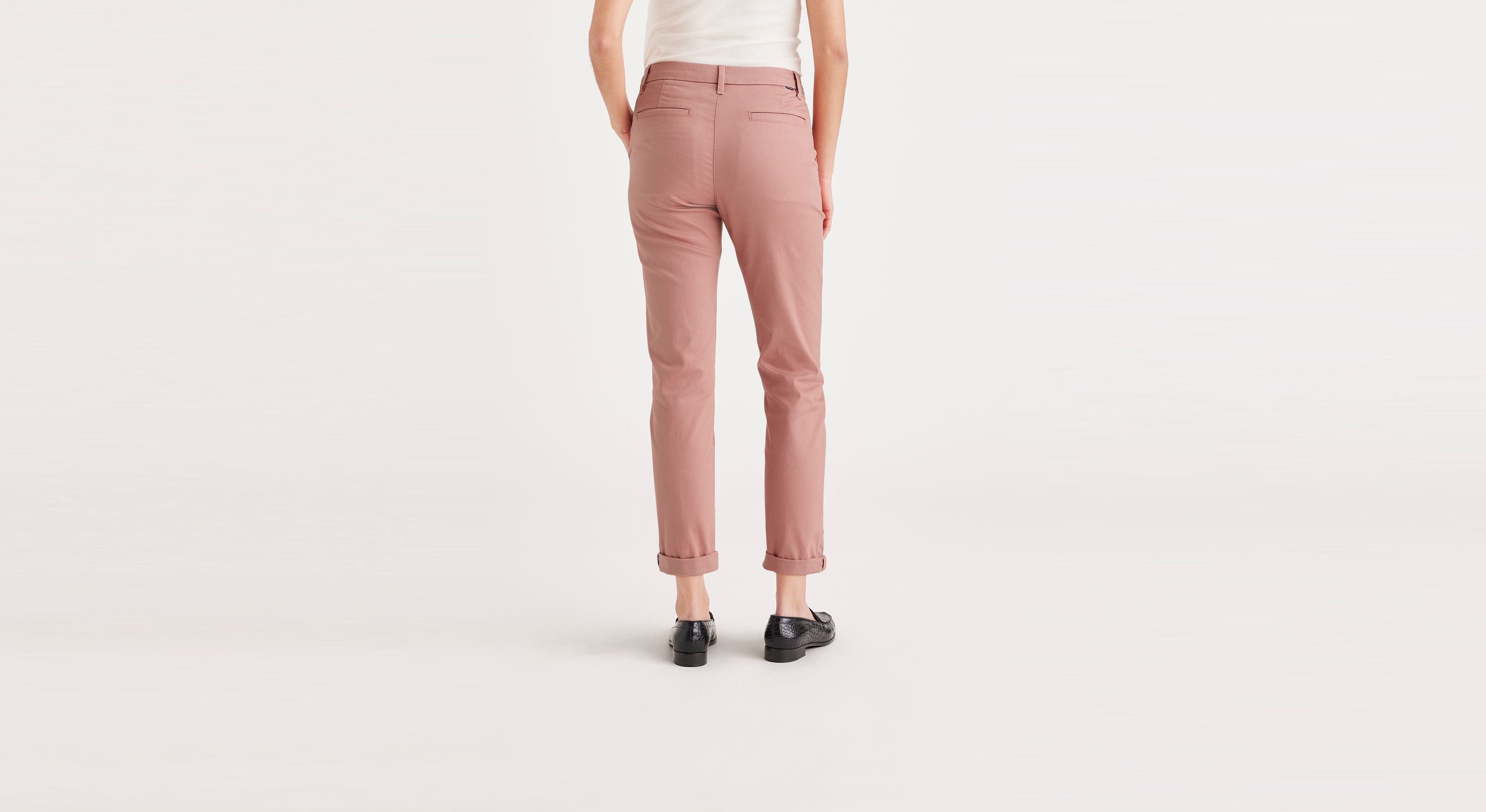 Pantalon chino slim pour femme