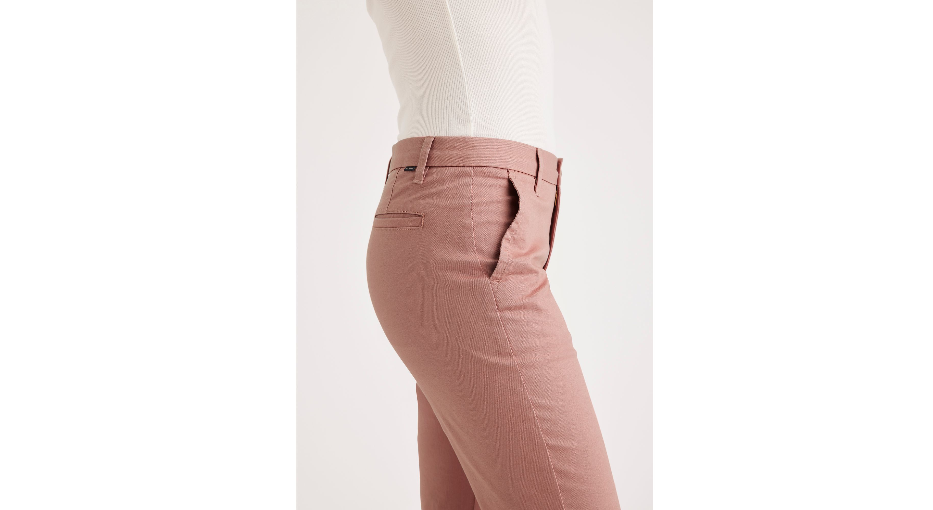 Pantalon chino slim pour femme
