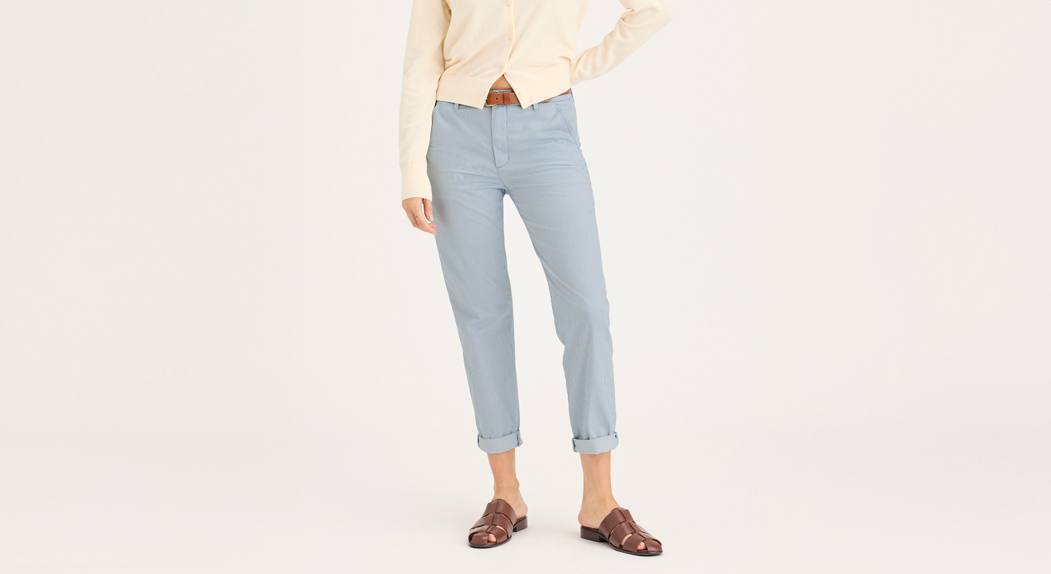 Chino de week-end, coupe slim