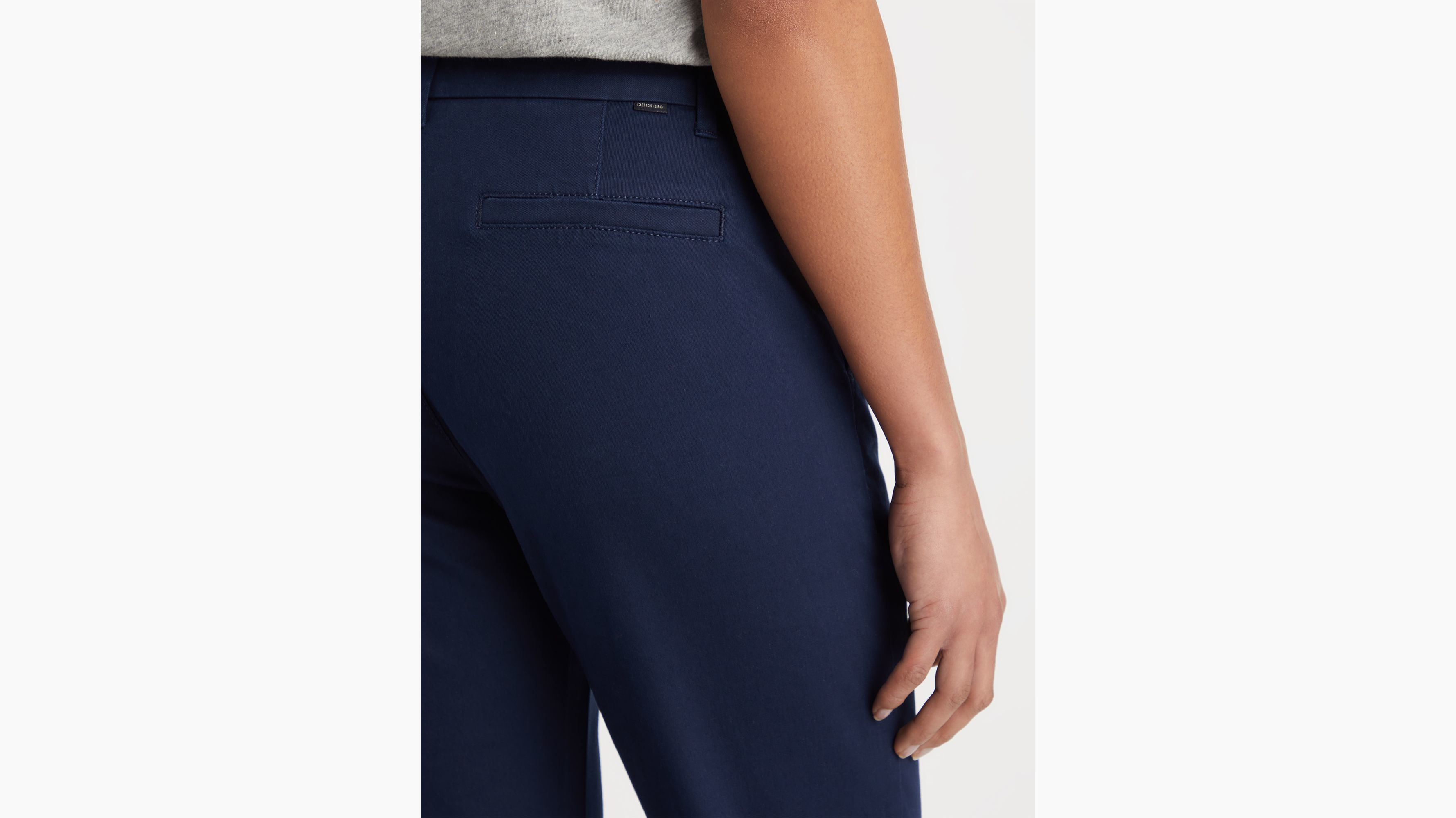 Pantalon chino slim pour femme