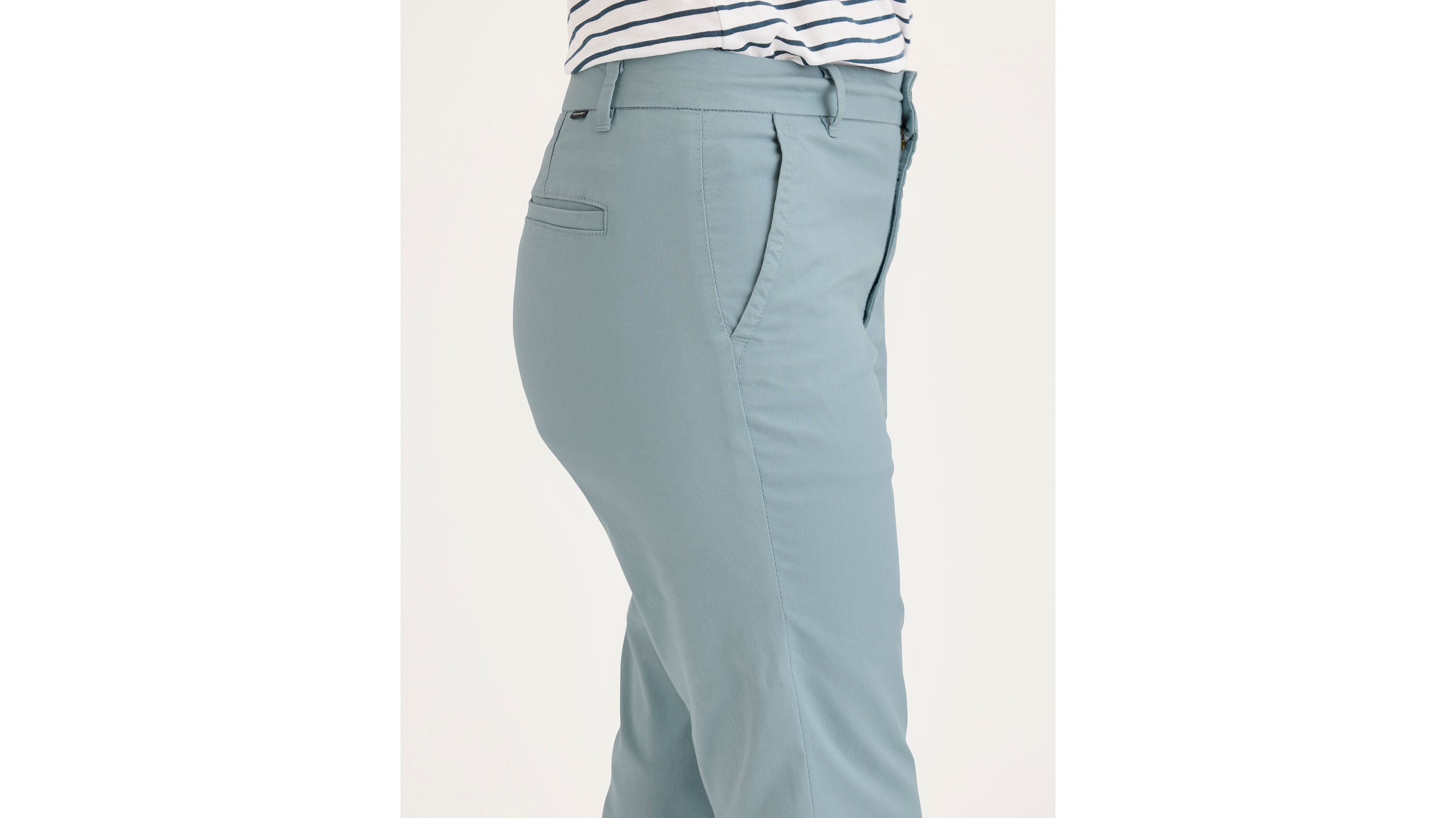 Pantalon chino slim pour femme