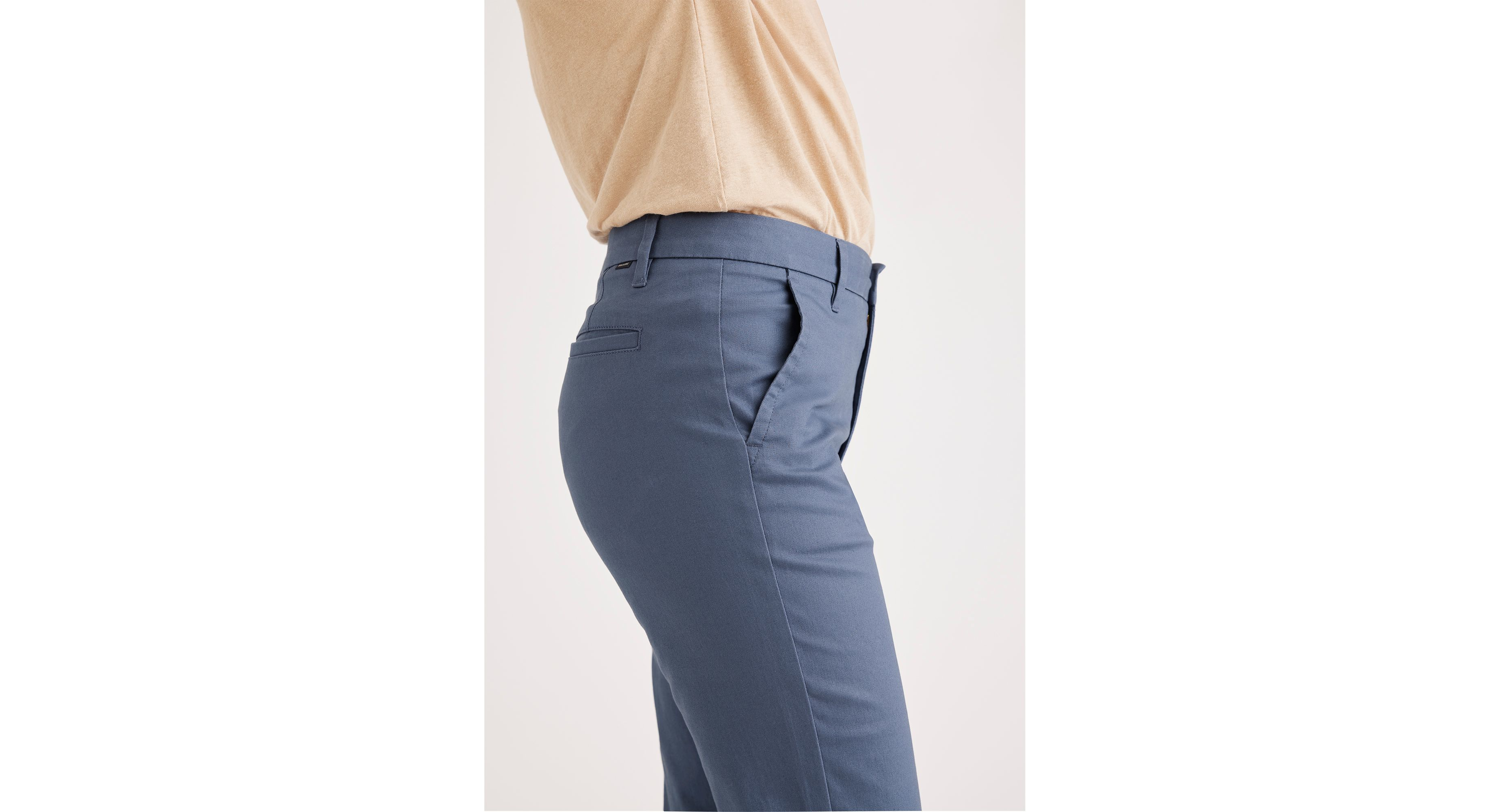 Pantalon chino slim pour femme