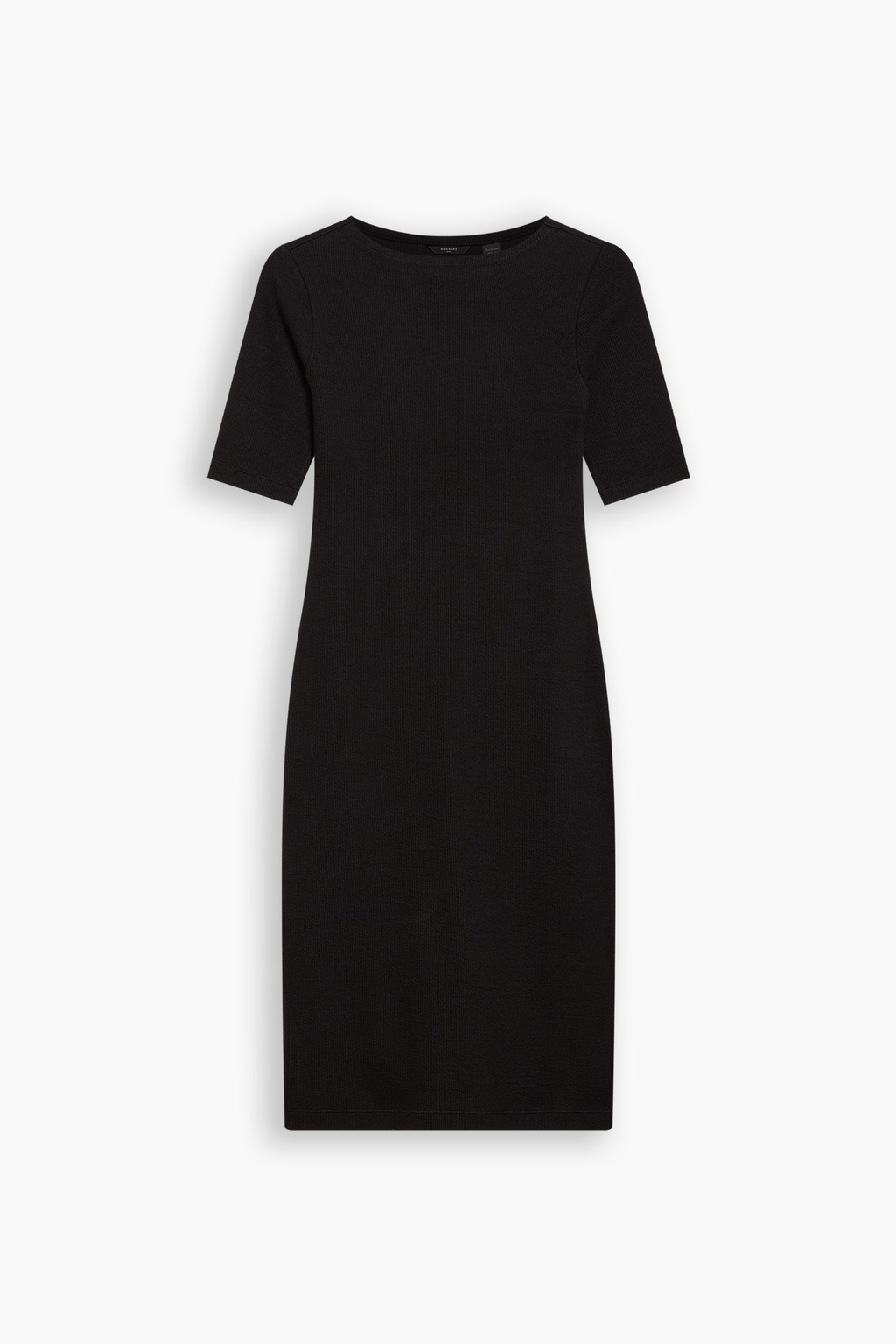 Robe côtelée en maille Lofi, coupe slim