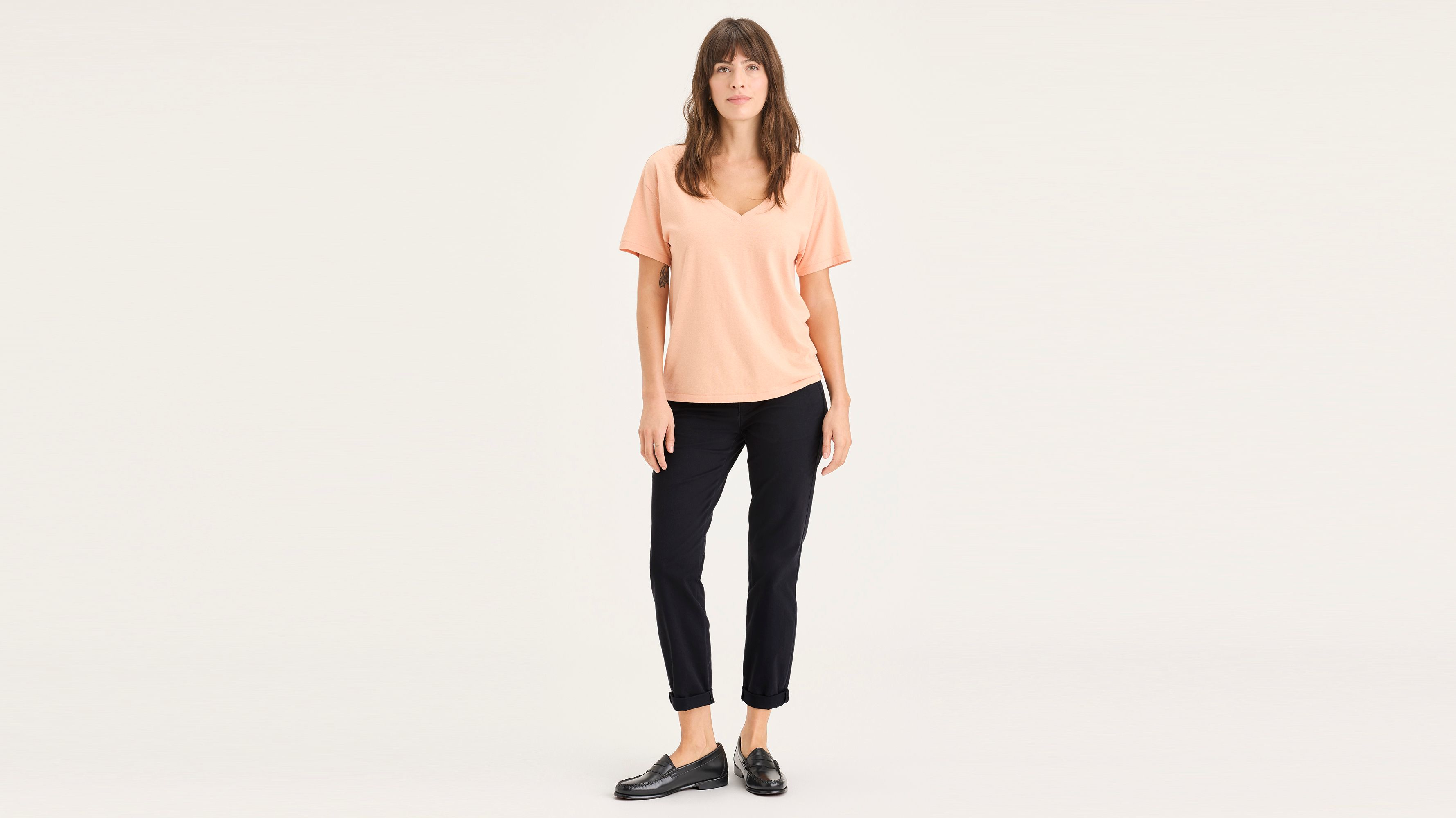 Chino de week-end, coupe slim