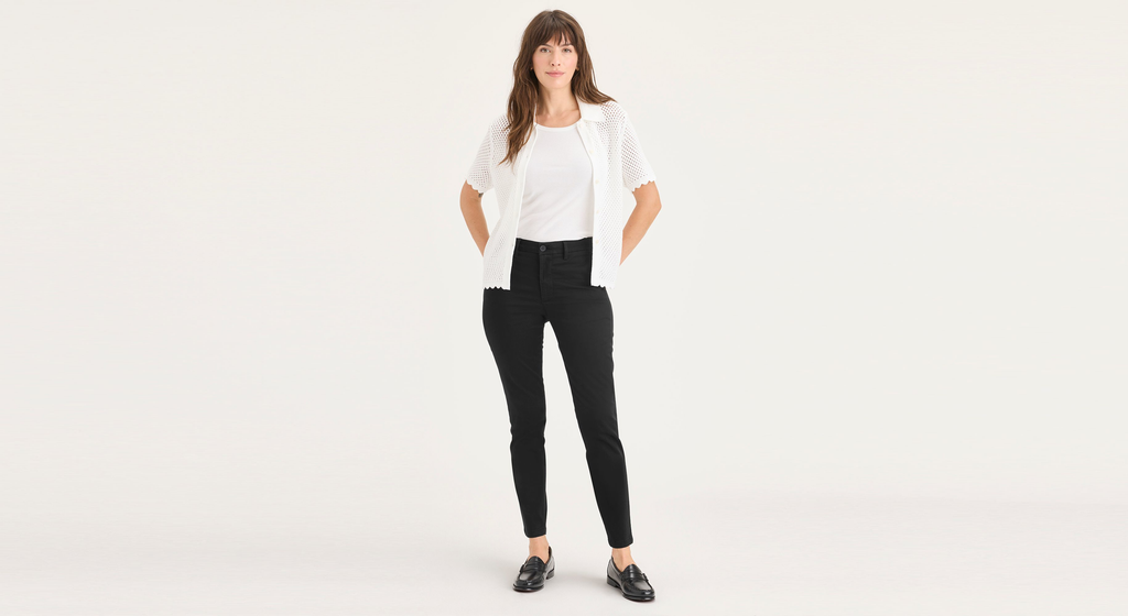 Pantalon chino de week-end, coupe skinny