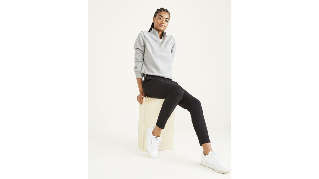 Pantalon chino skinny pour femme