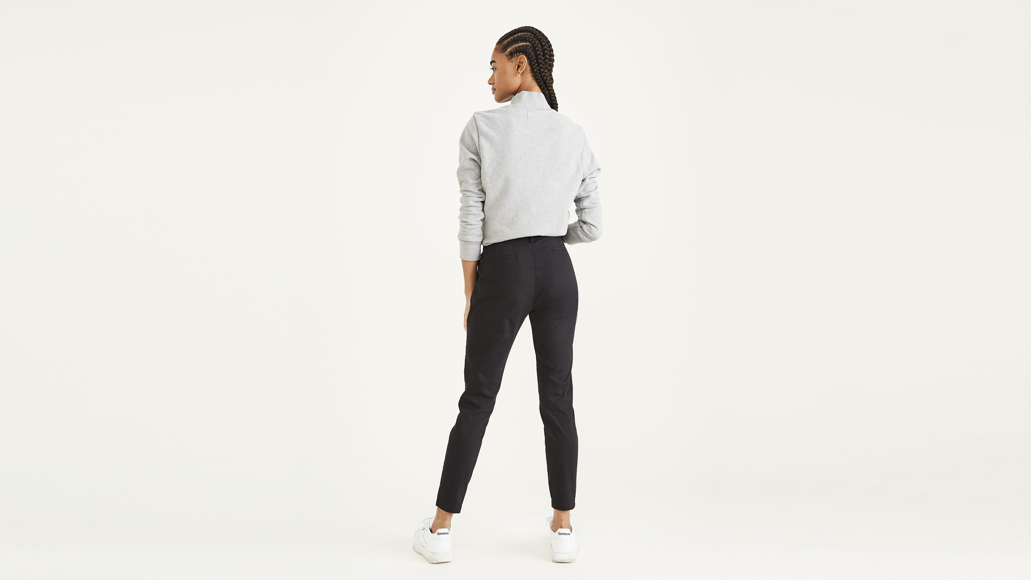 Pantalon chino skinny pour femme