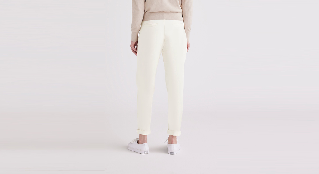 Pantalon chino slim pour femme