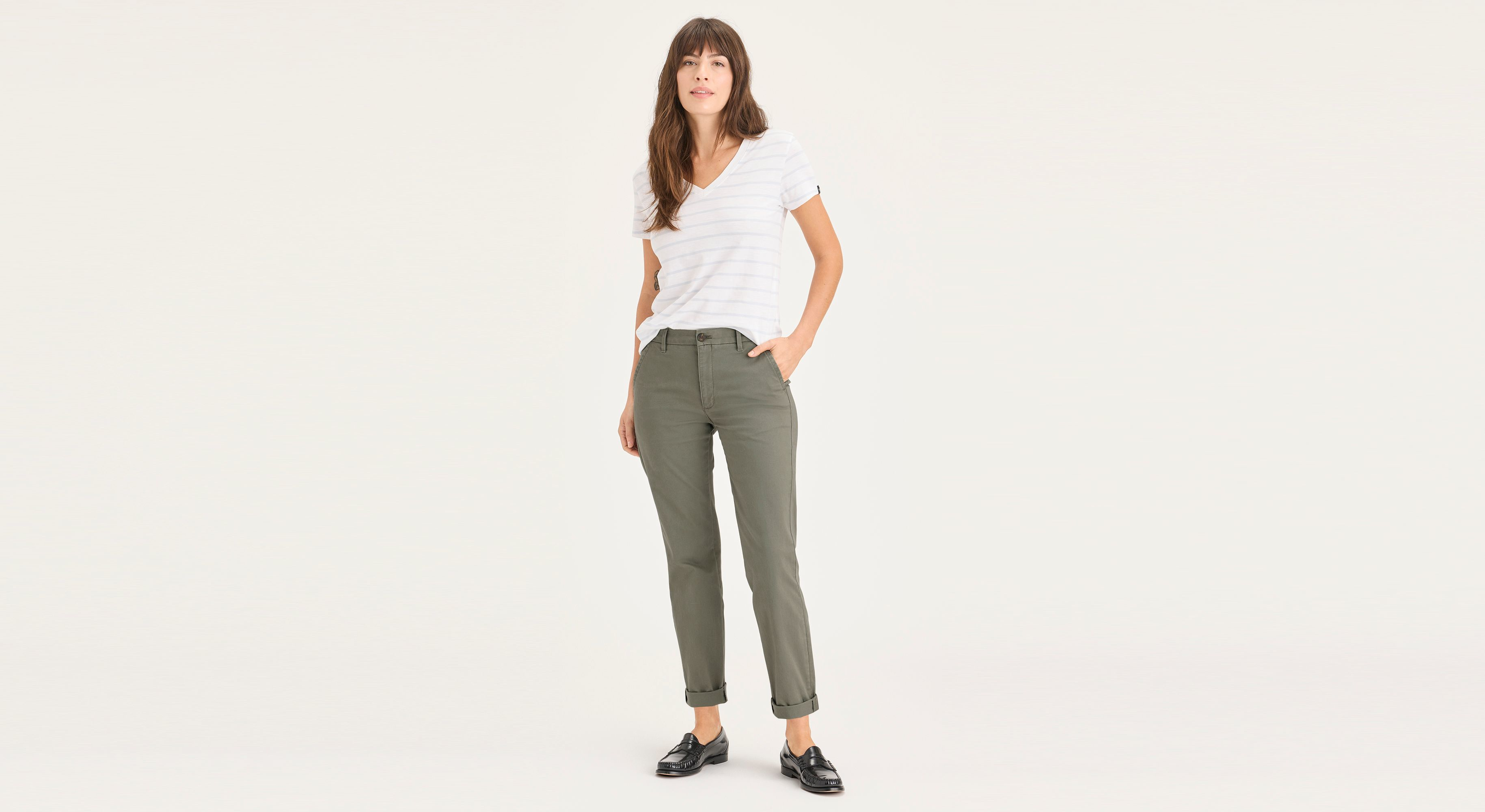 Chino de week-end, coupe slim