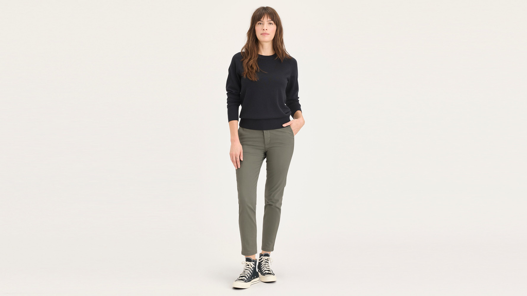 Pantalon chino de week-end, coupe skinny