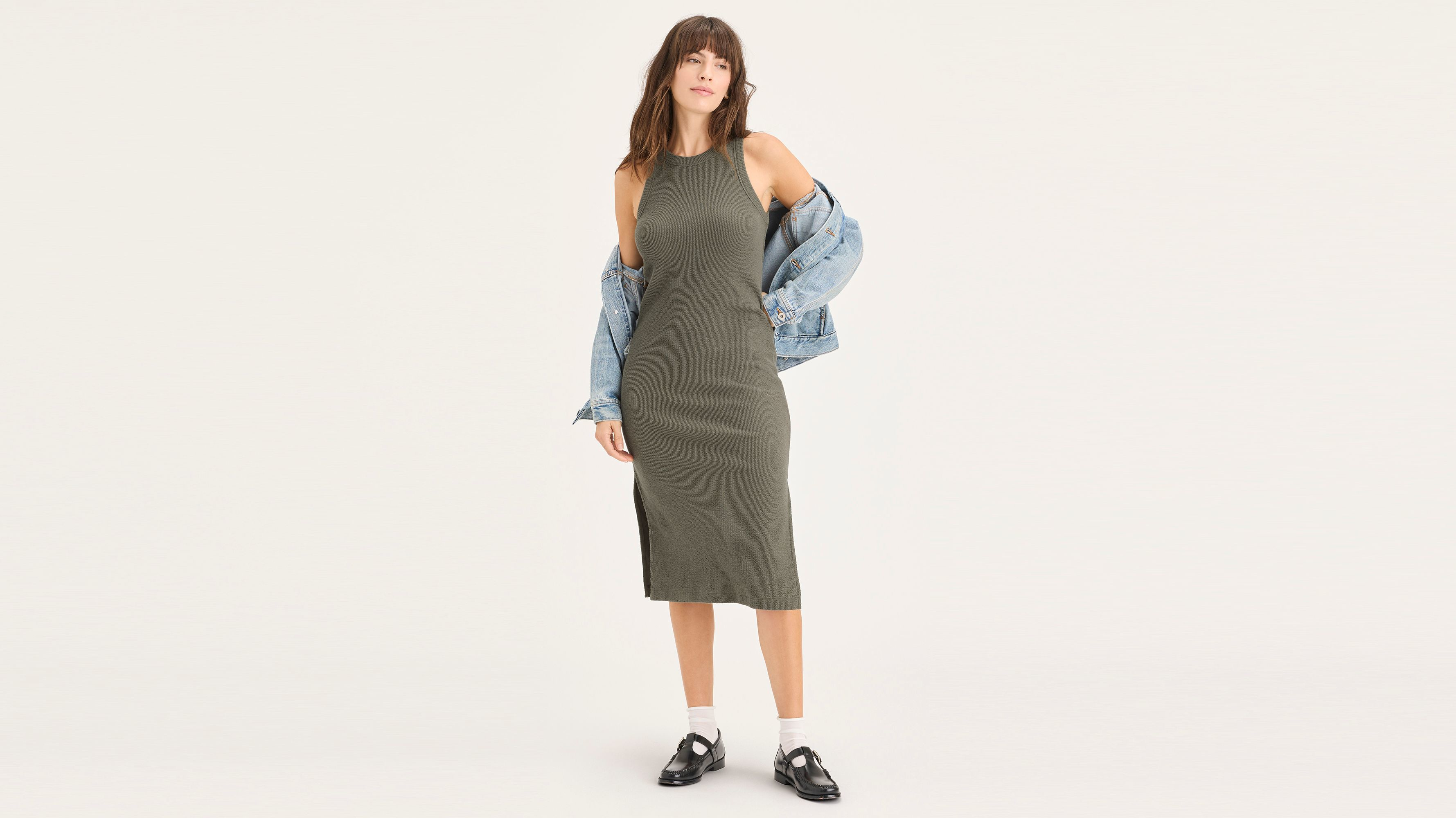Robe débardeur pour femme
