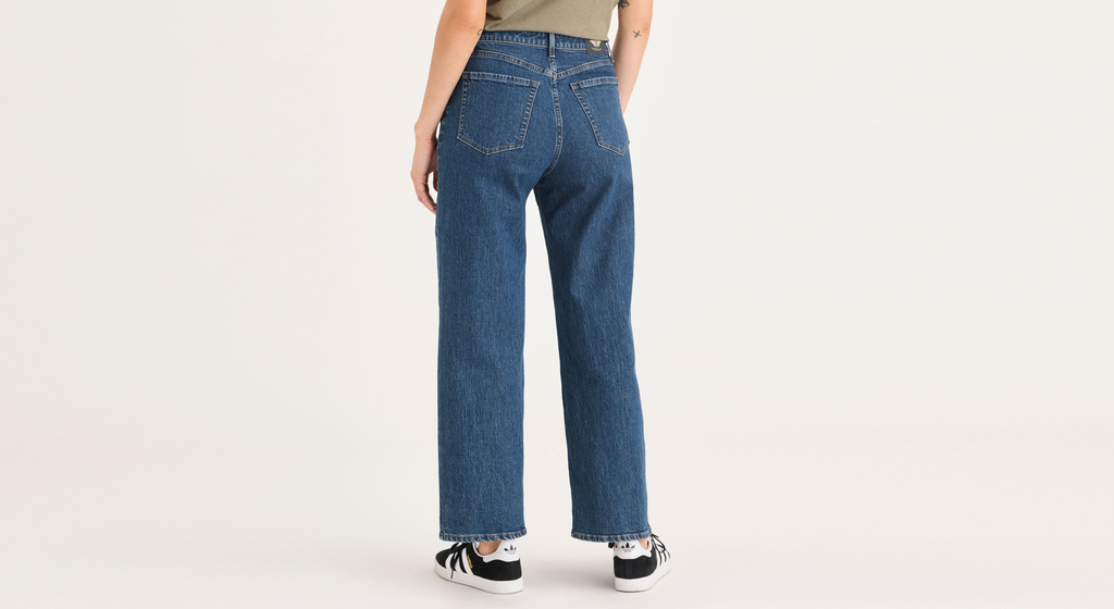 Pantalon Sutter taille haute et droite pour femme