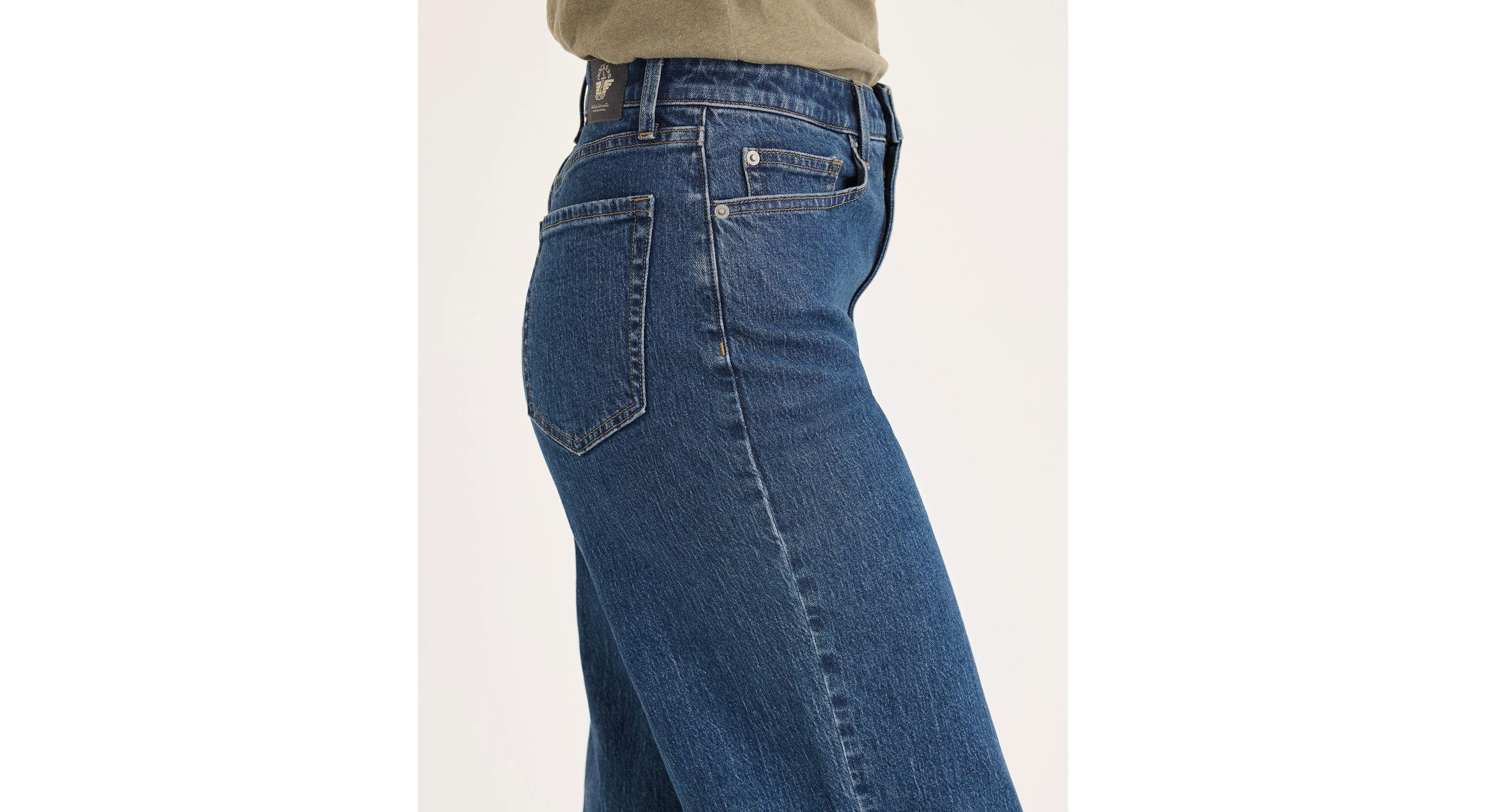 Pantalon Sutter taille haute et droite pour femme
