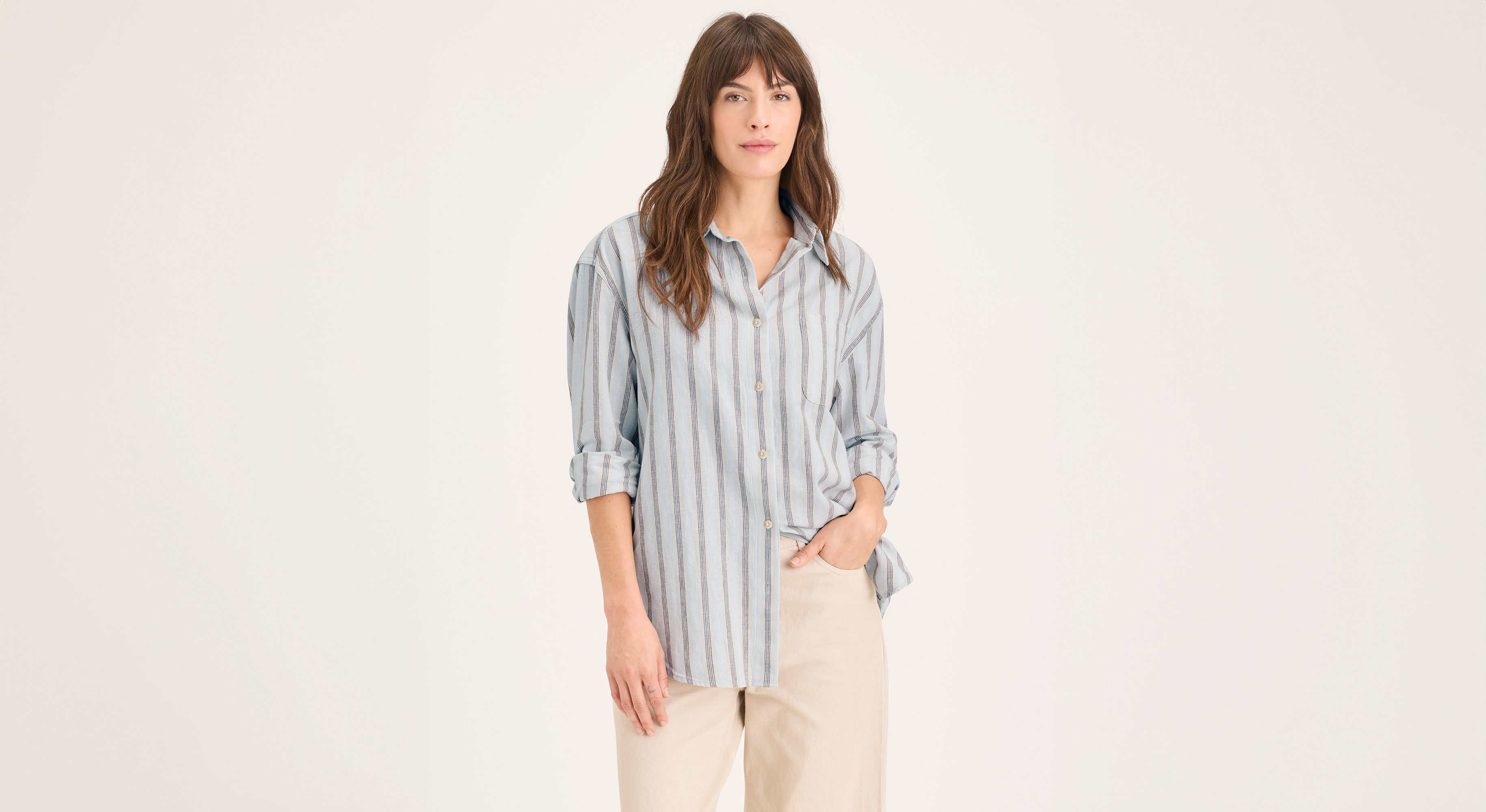 Chemise originale coupe décontractée pour femme