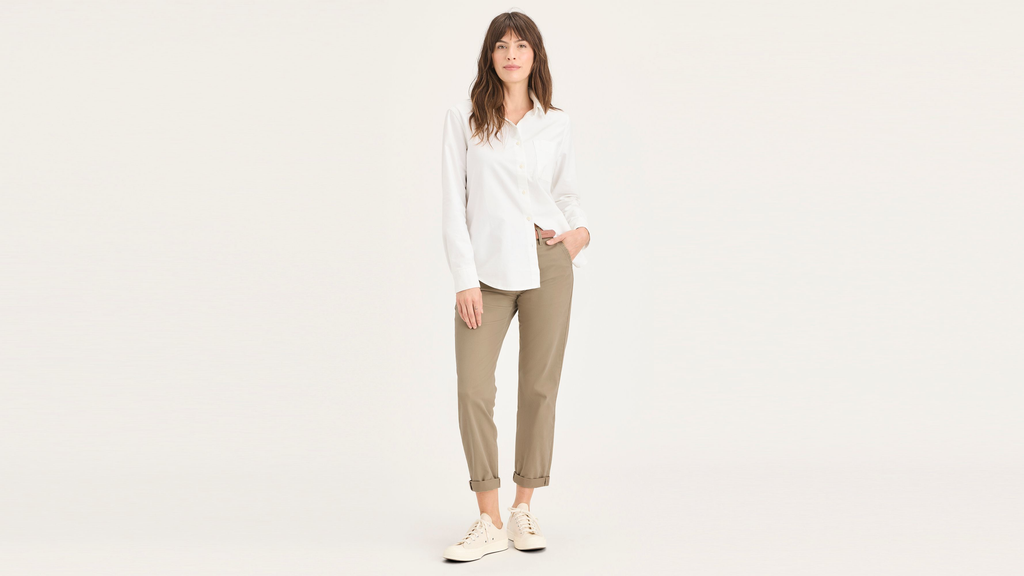 Chino de week-end, coupe slim