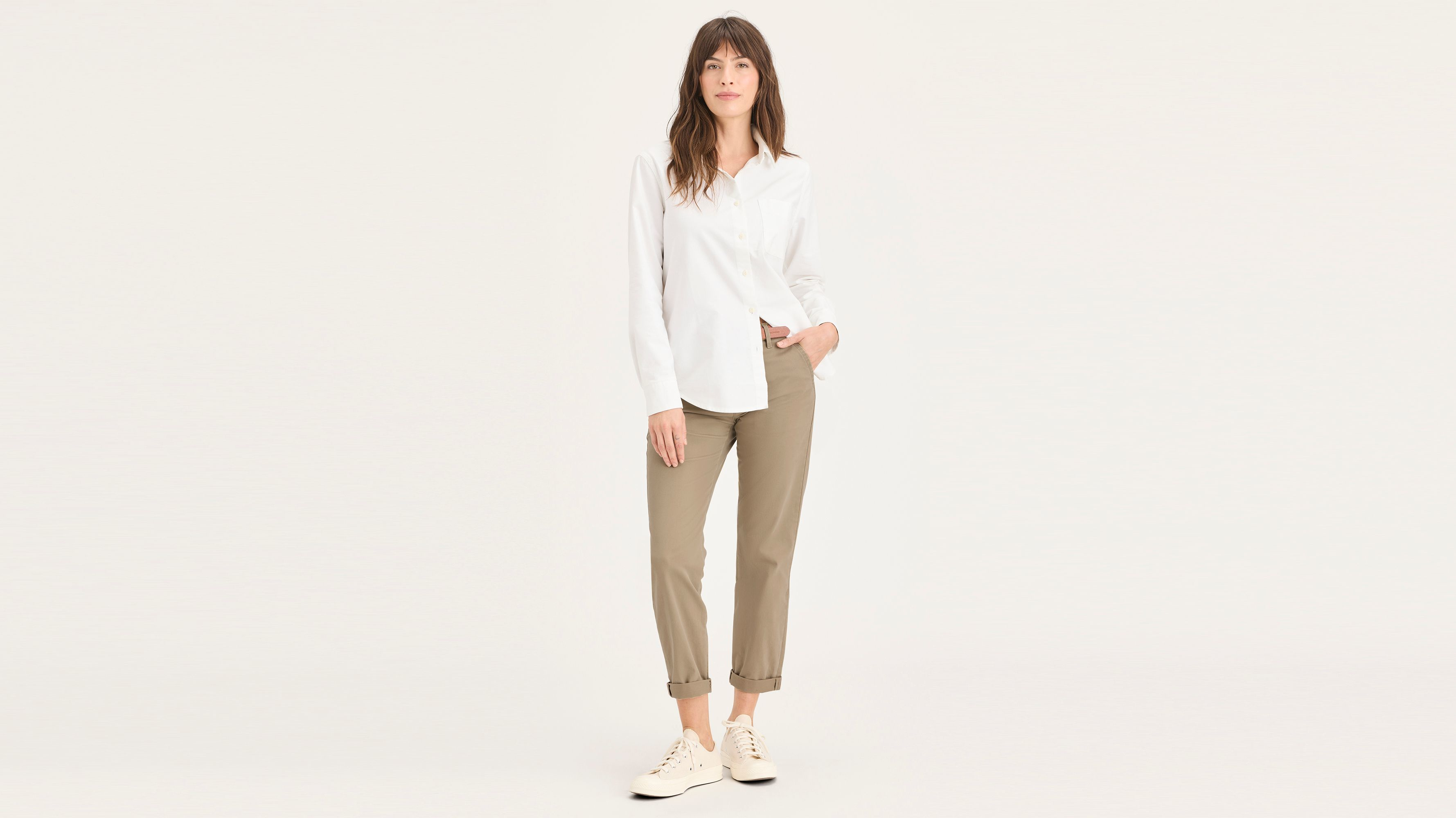 Chino de week-end, coupe slim