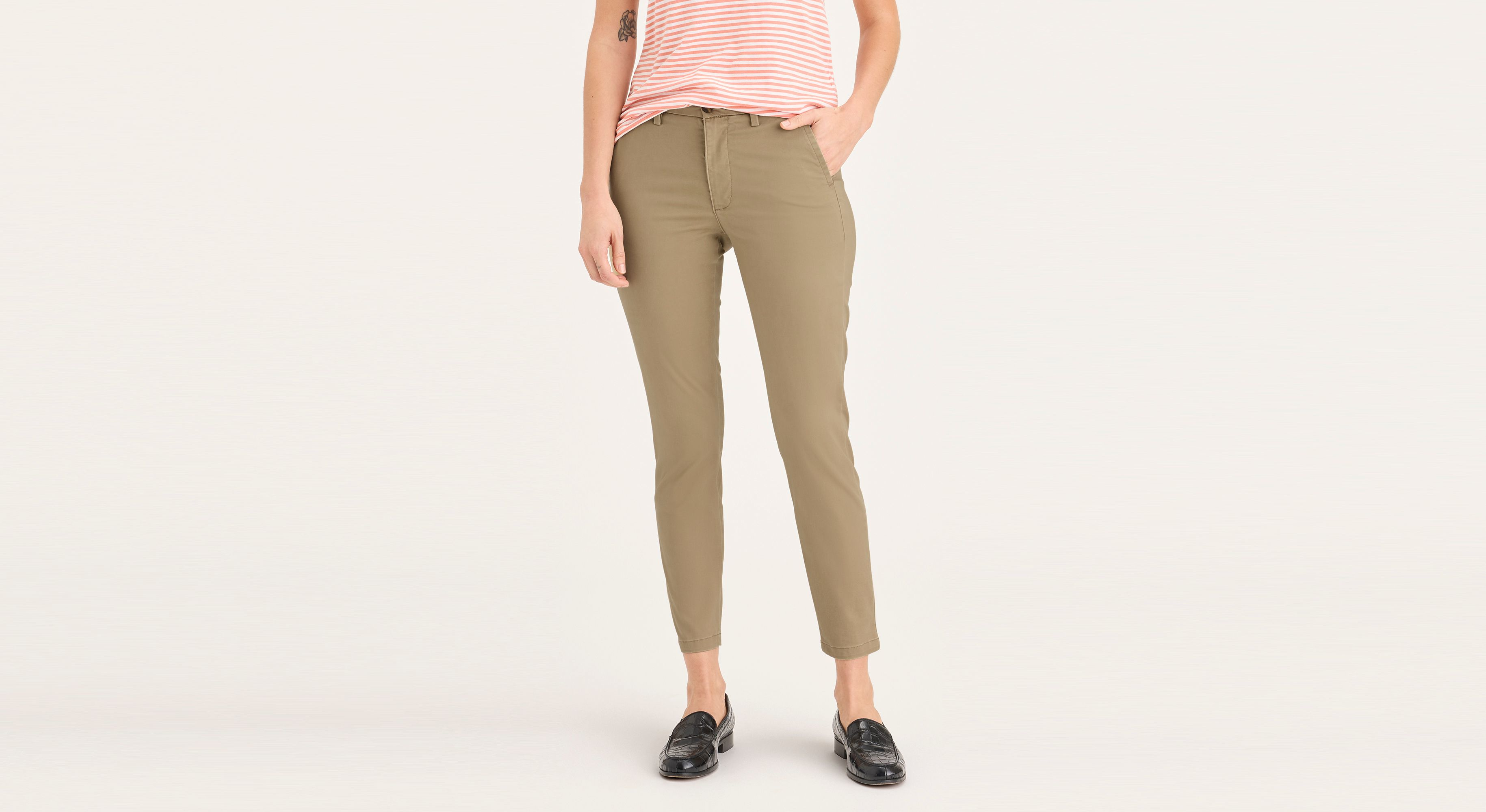 Pantalon chino de week-end, coupe skinny