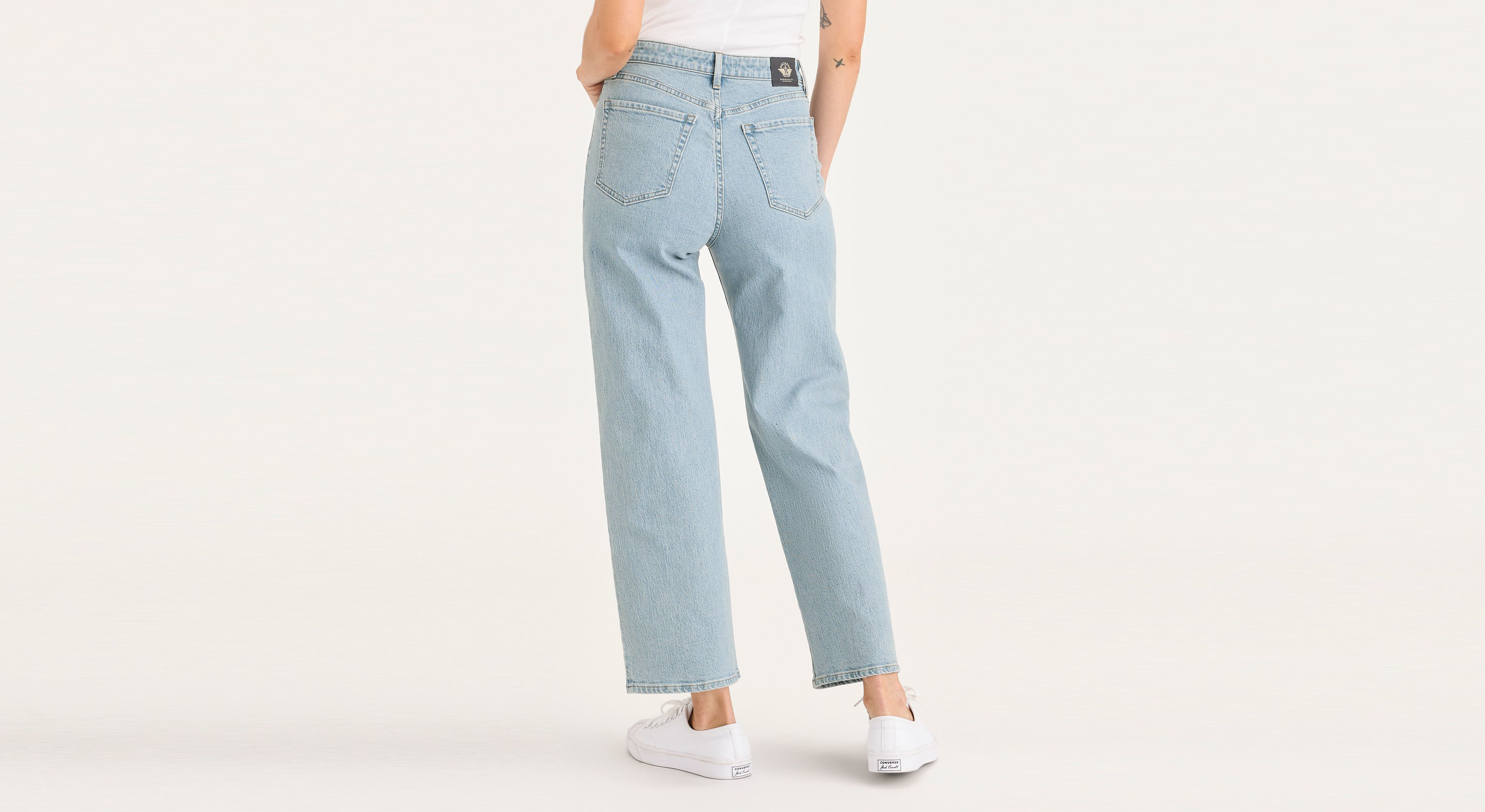 Pantalon Sutter taille haute et droite pour femme