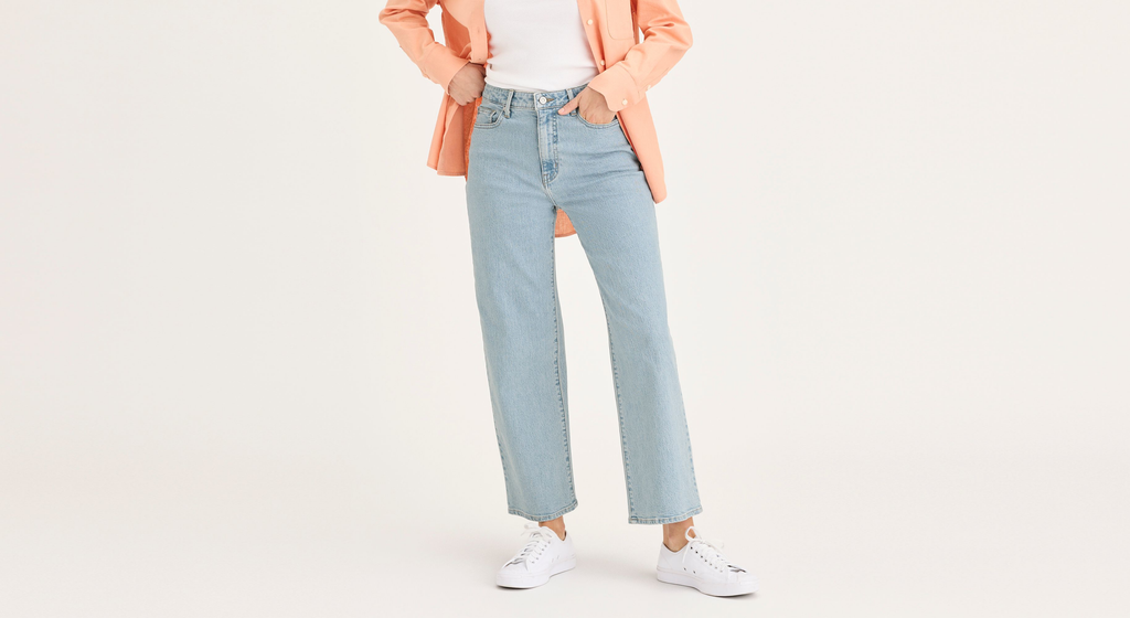 Pantalon Sutter taille haute et droite pour femme