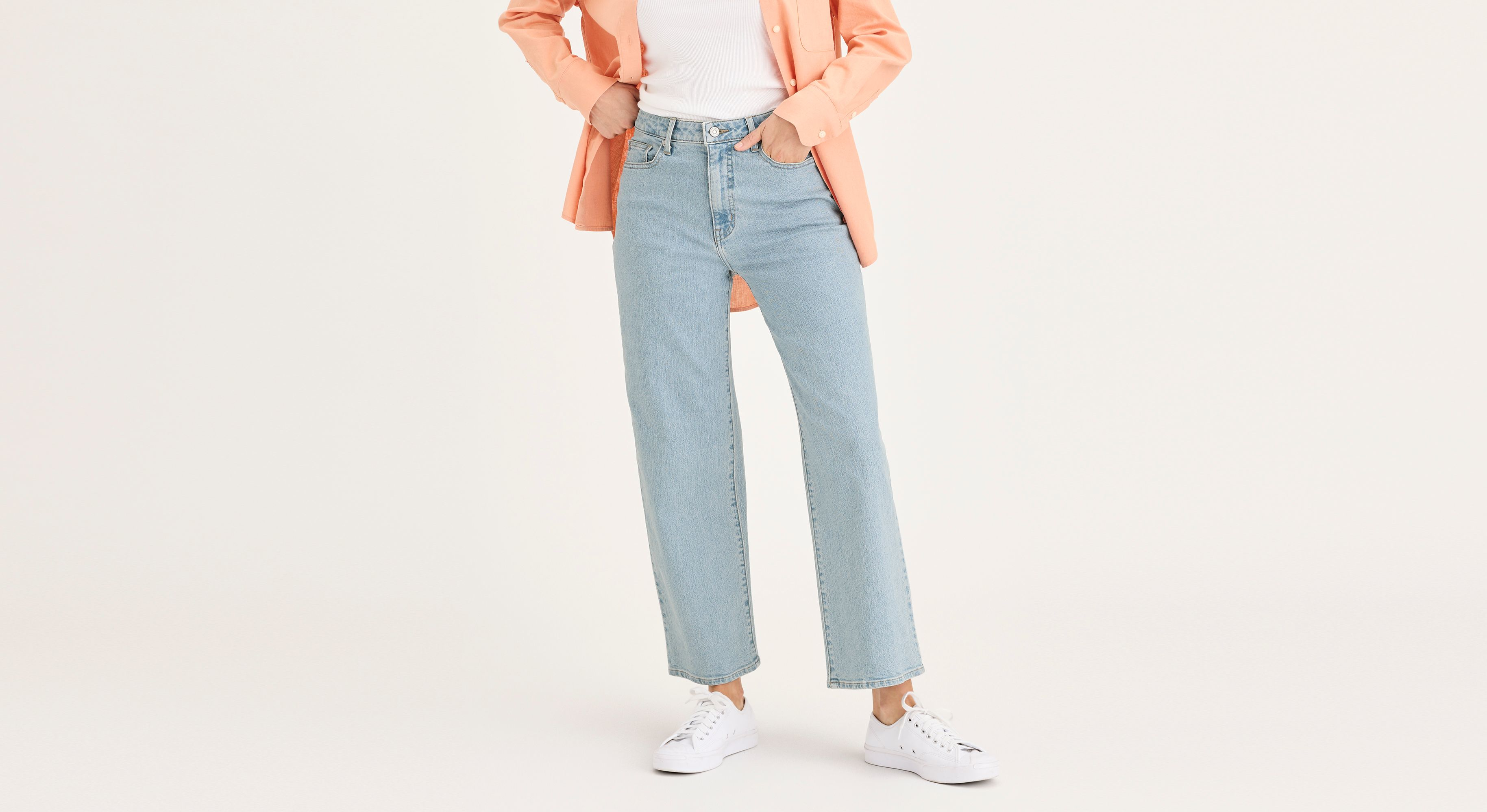 Pantalon Sutter taille haute et droite pour femme