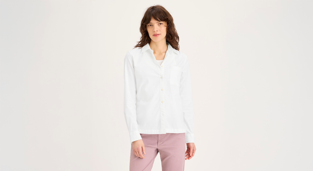 Chemise 1 poche, coupe classique