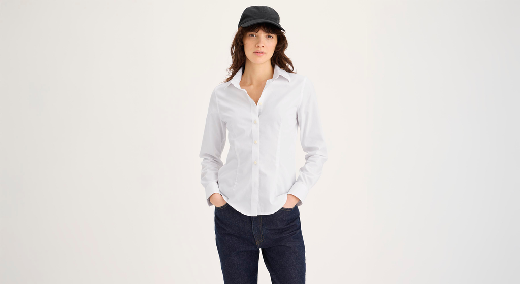 Chemise Signature avec Stain Defender®, coupe slim