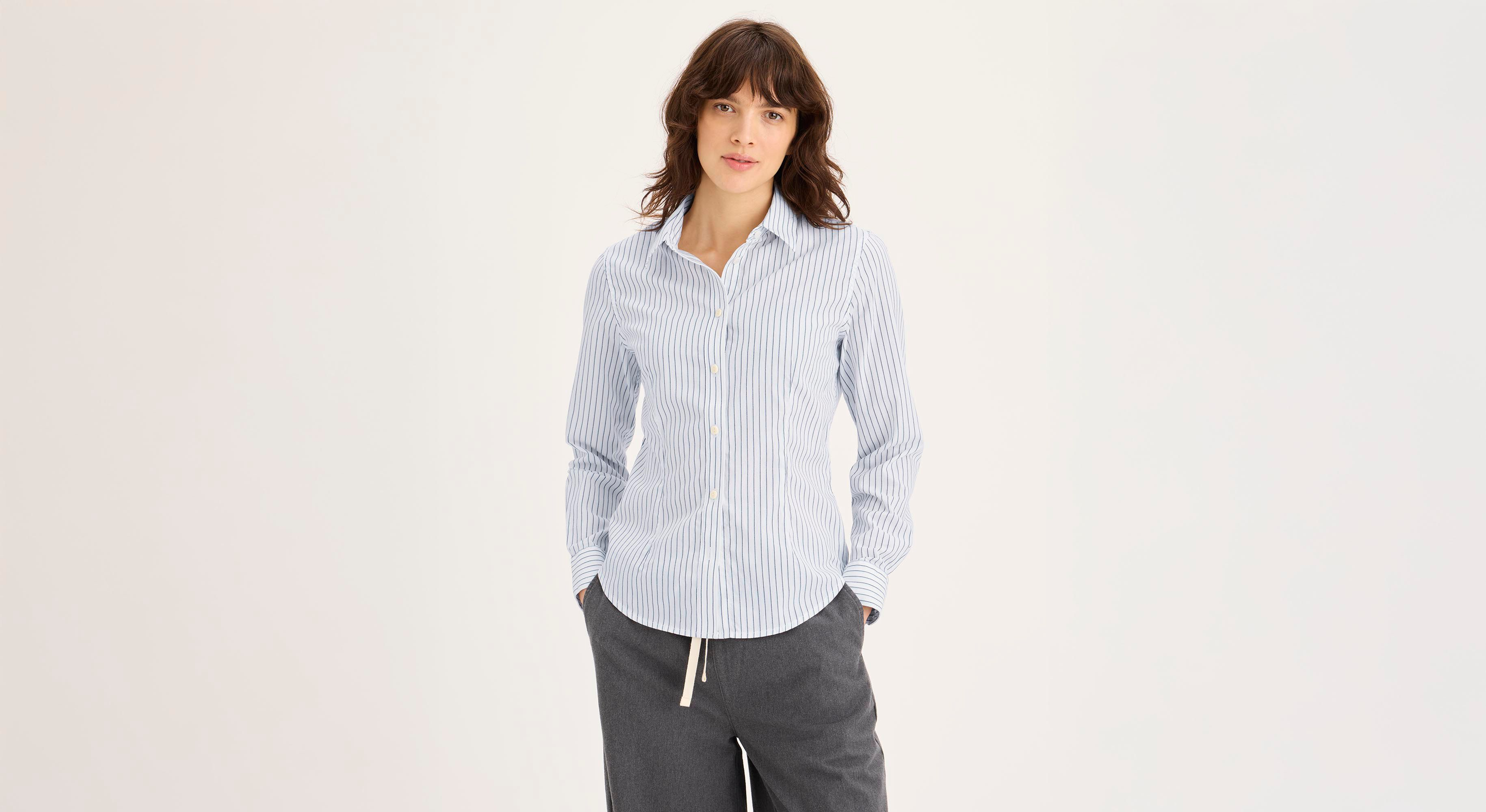 Chemise Signature avec Stain Defender®, coupe slim