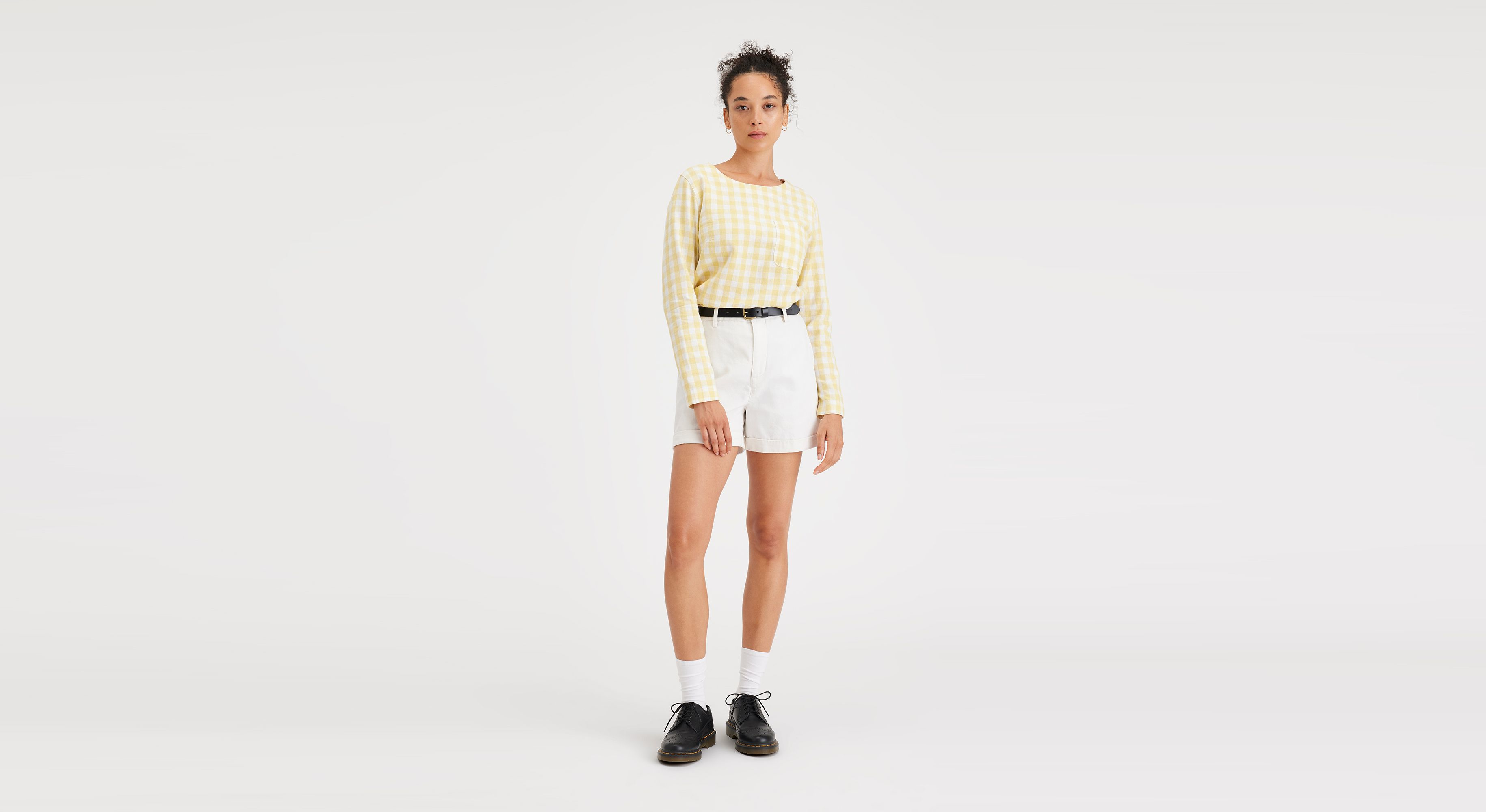 Short chino original pour femme