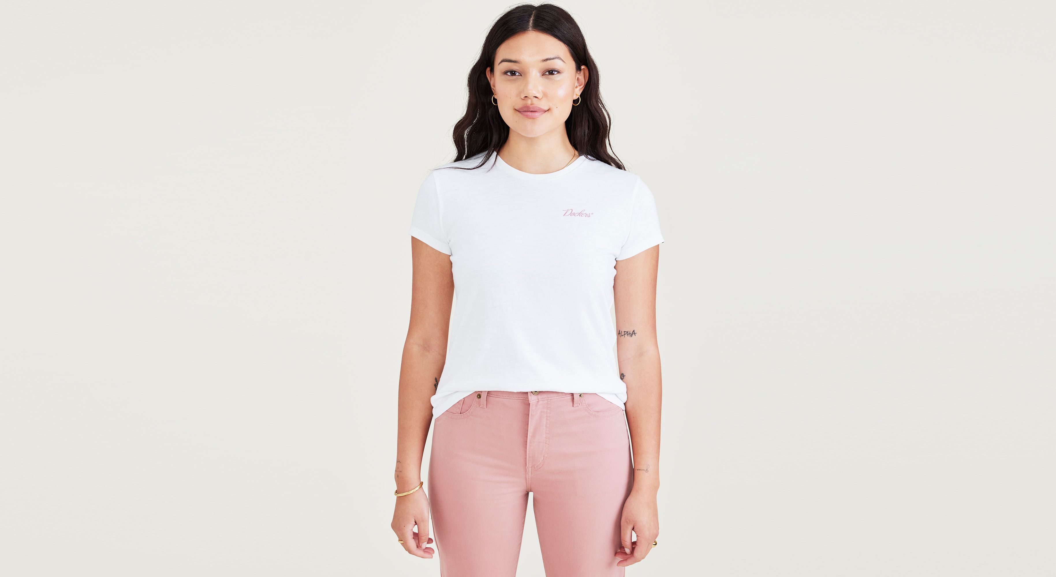 T-shirt graphique slim fit pour femme