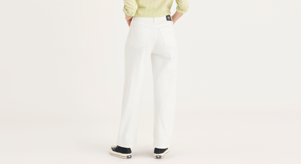 Pantalon Sutter taille haute et droite pour femme