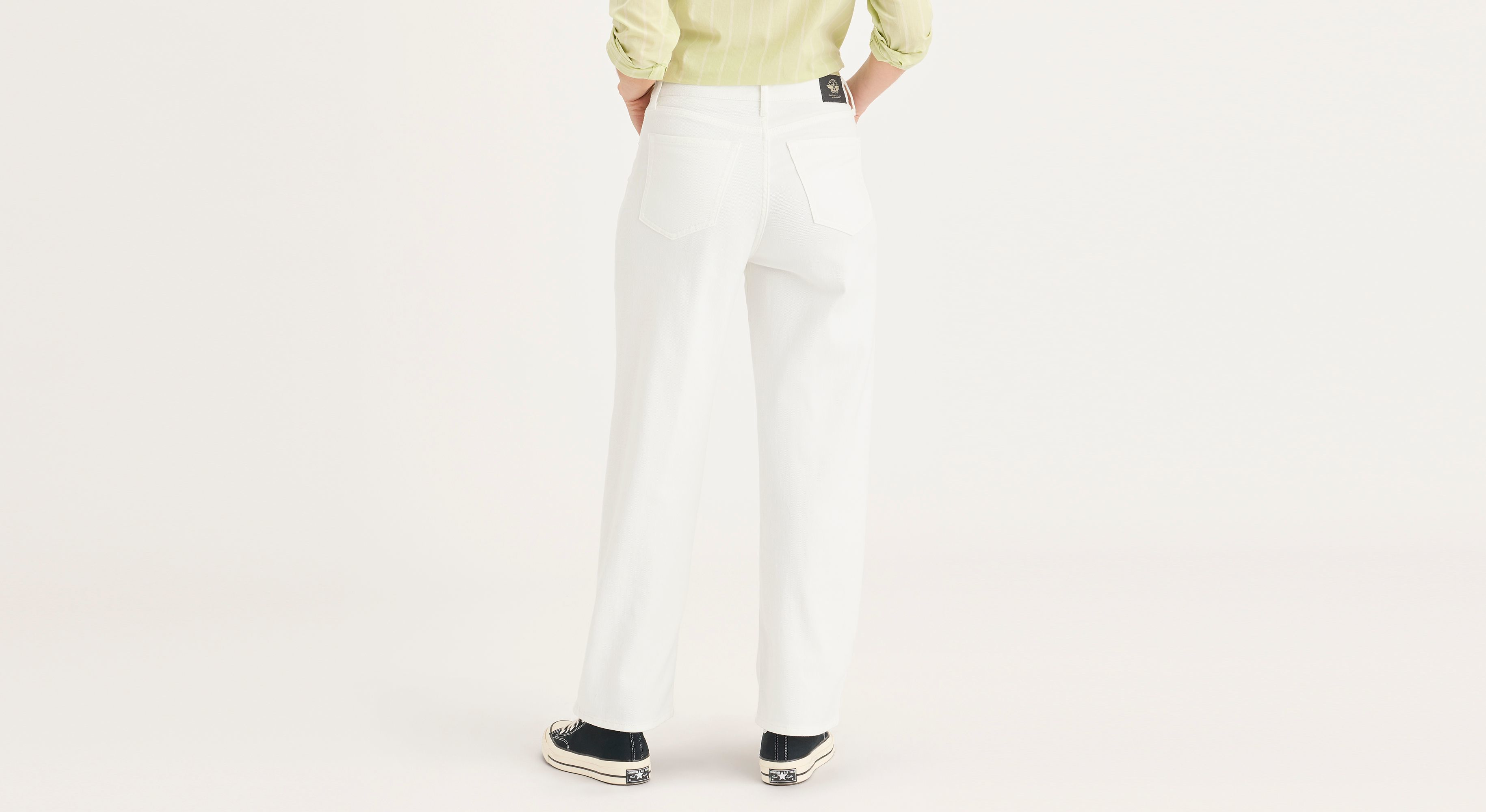 Pantalon Sutter taille haute et droite pour femme