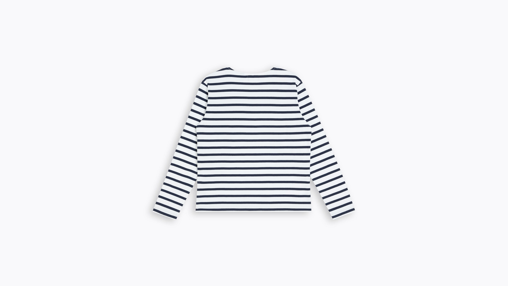 Chemise à col bateau coupe classique pour femme