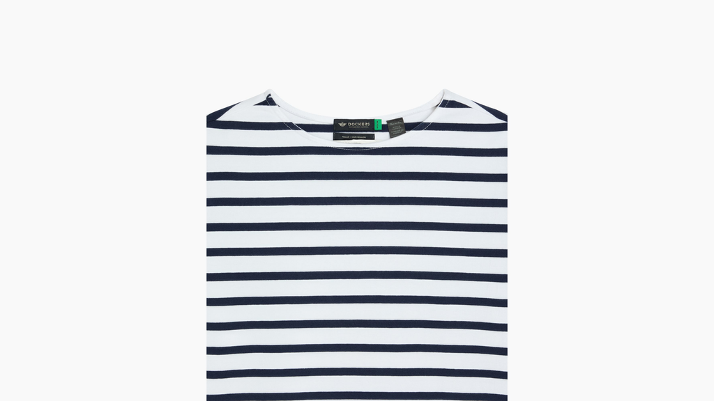 Chemise à col bateau coupe classique pour femme