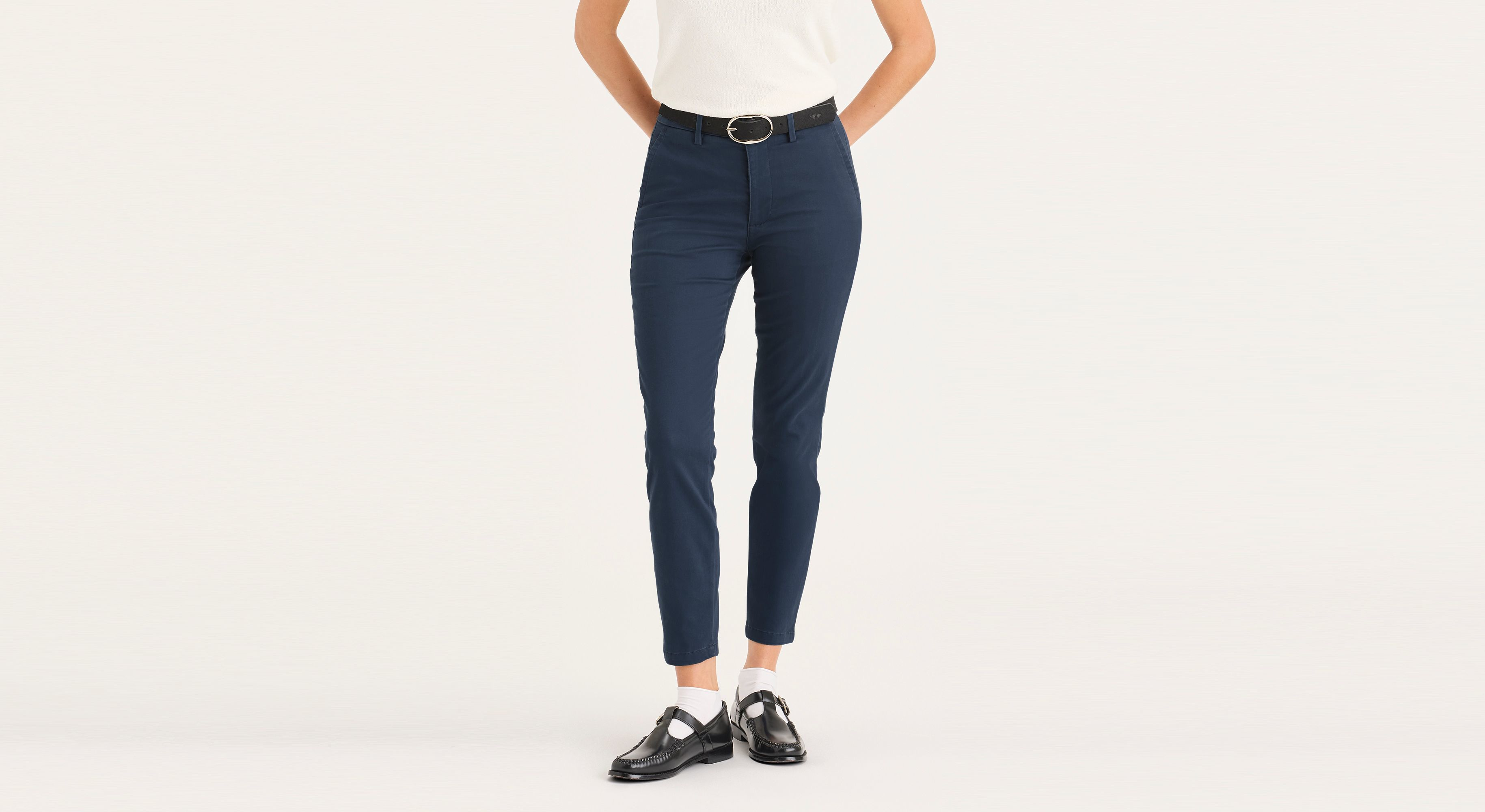 Pantalon chino de week-end, coupe skinny