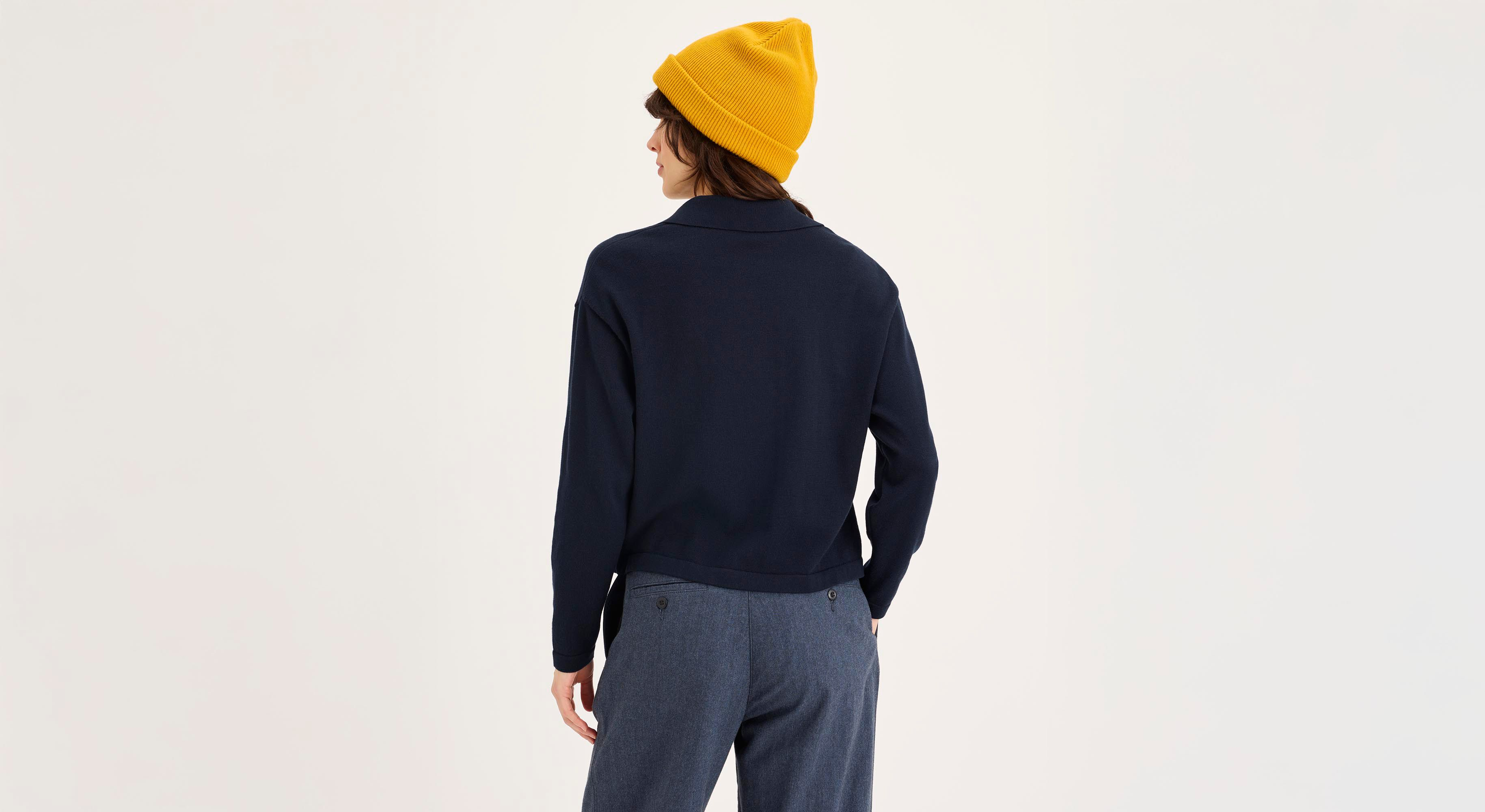 Polo pull, coupe décontractée