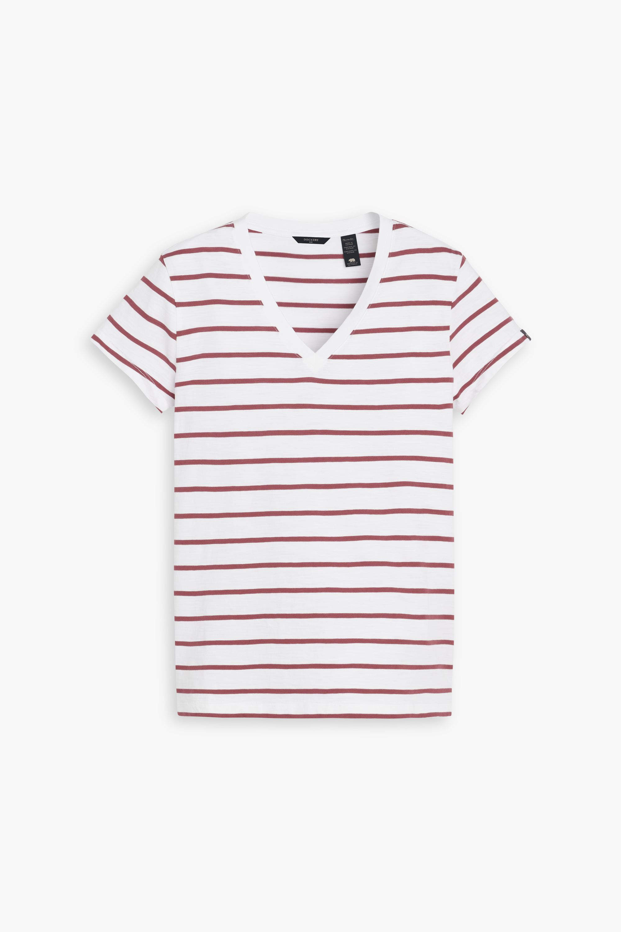 T-shirt col V préféré, coupe slim