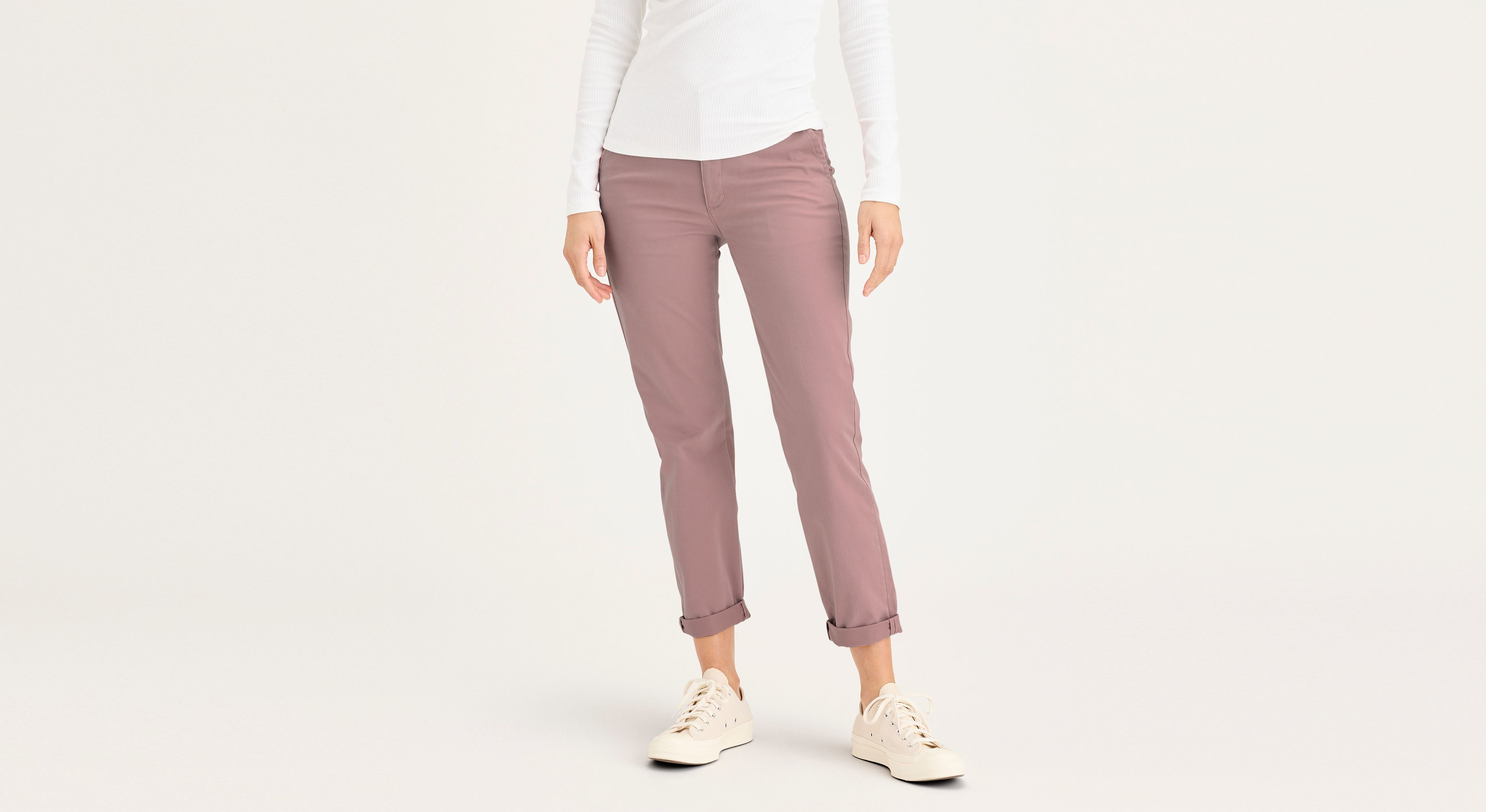 Pantalon chino week-end, coupe slim