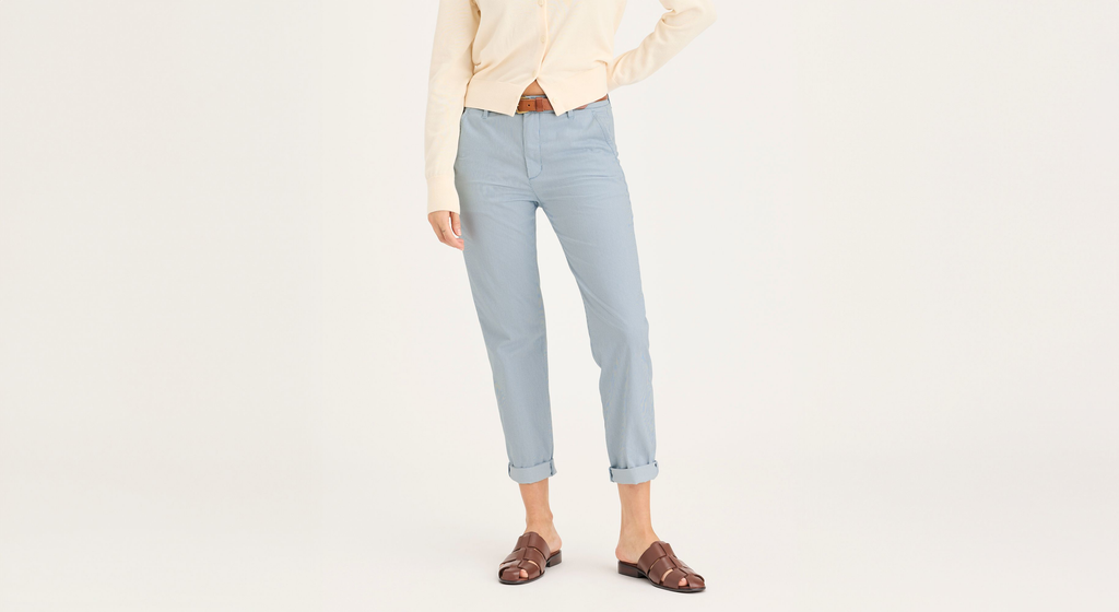 Chino de week-end, coupe slim