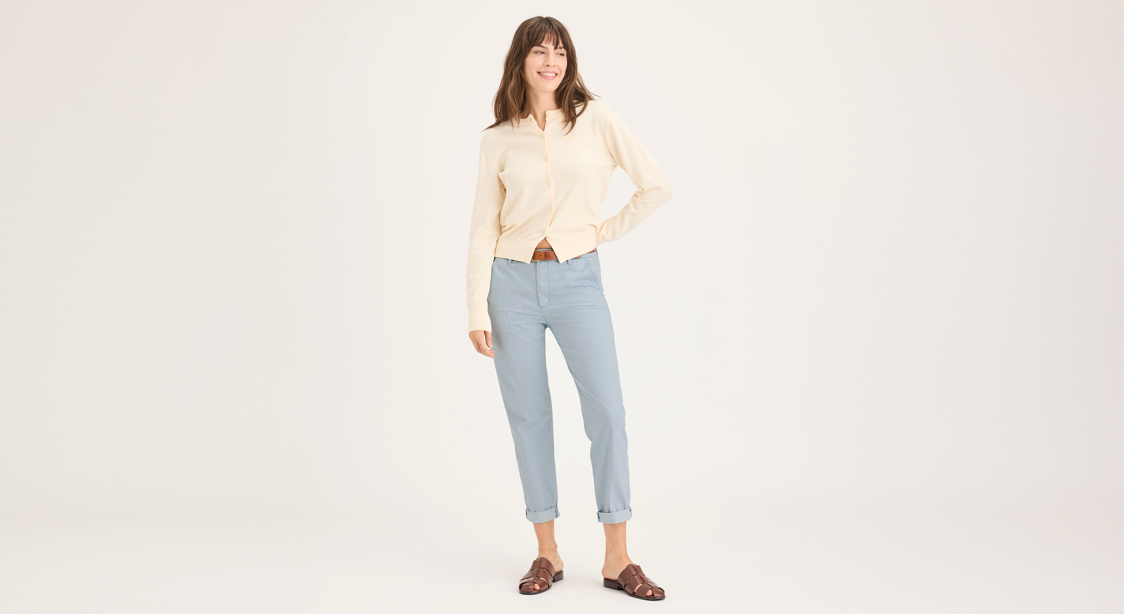 Chino de week-end, coupe slim