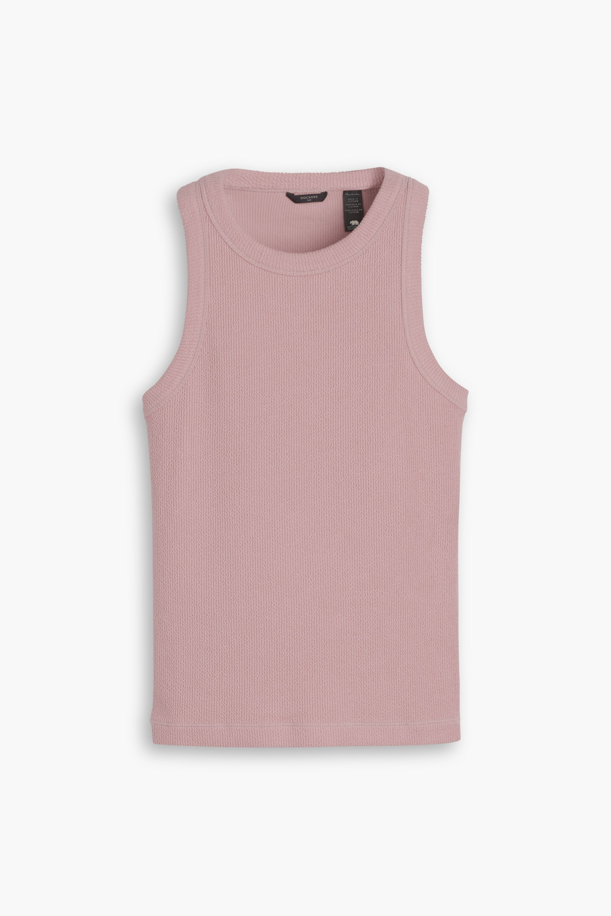 Débardeur côtelé en tricot Lofi, coupe slim